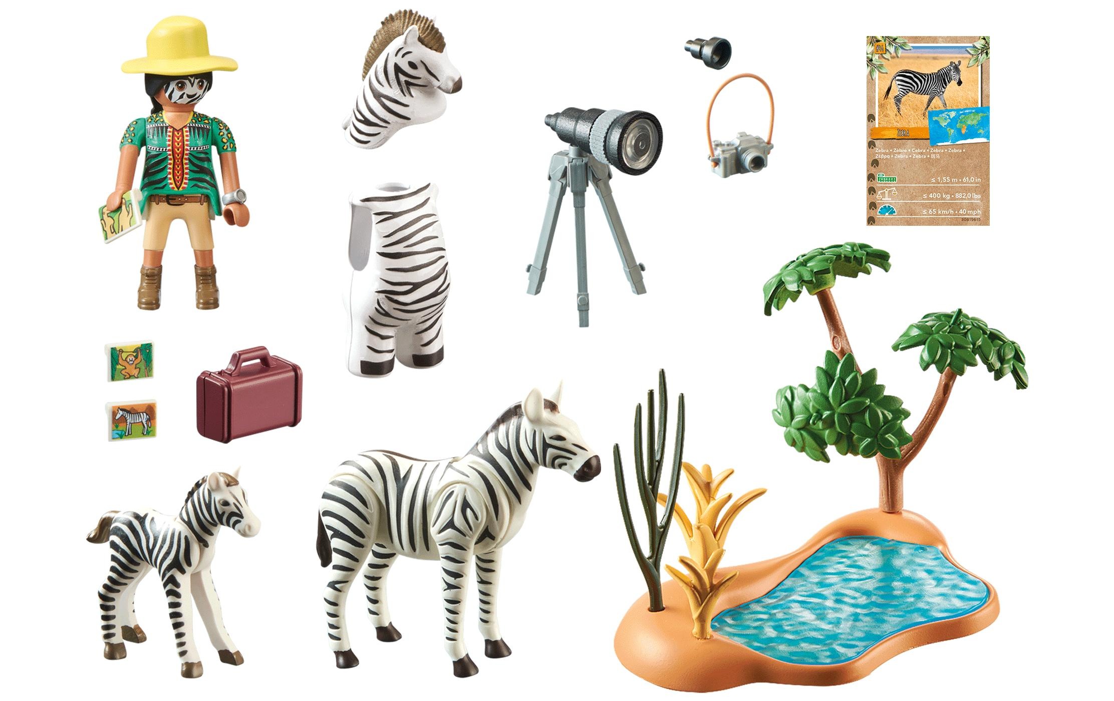 Playmobil® Spielbausteine »Wiltopia Unterwegs mit der Tierfotografin 71295«
