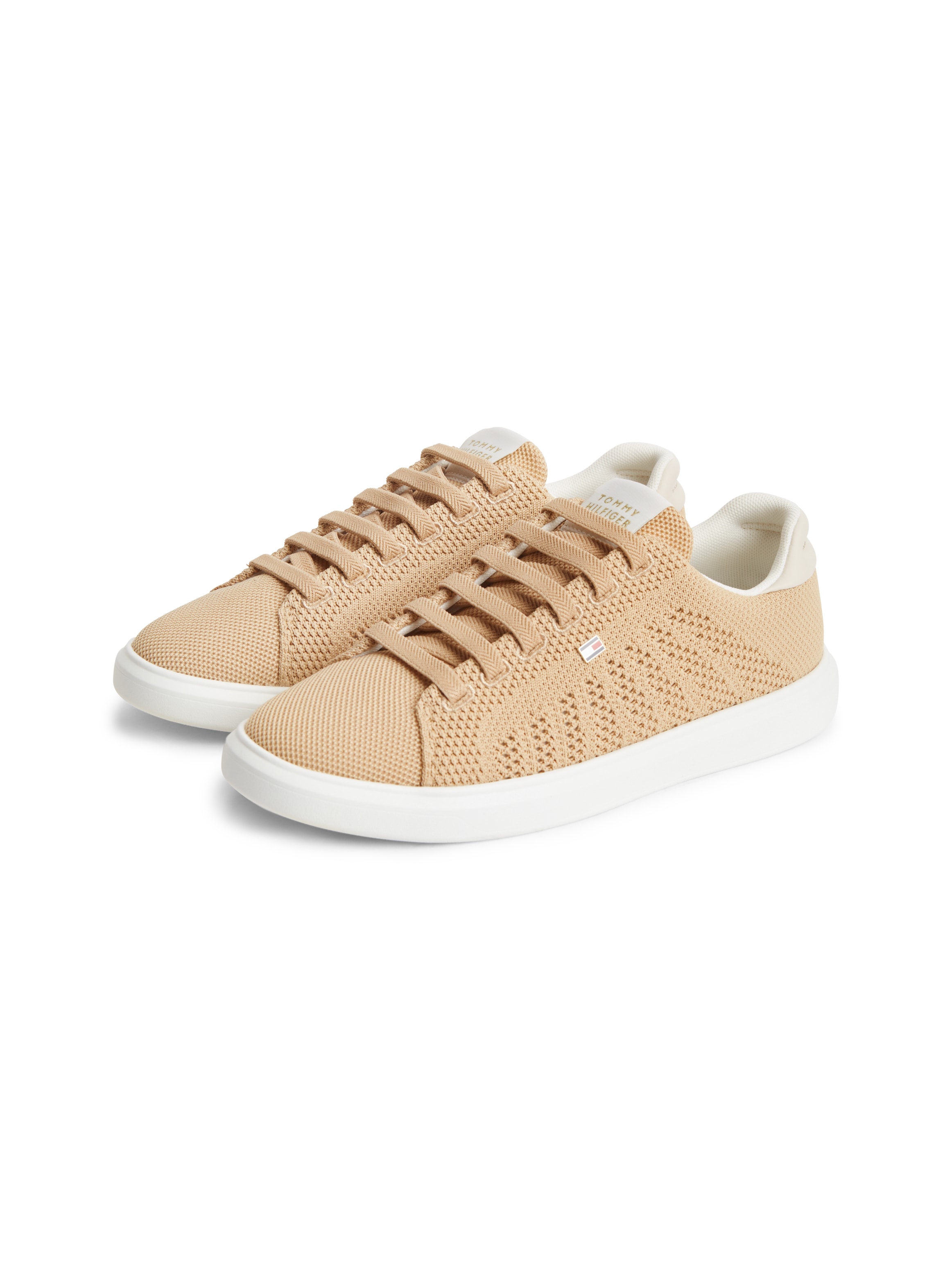 Image of Tommy Hilfiger Sneaker "TH ICON LIGHT KNIT SNEAKER" Freizeitschuh, Halbschuh, Schnürschuh in sommerlicher Strick-Optik