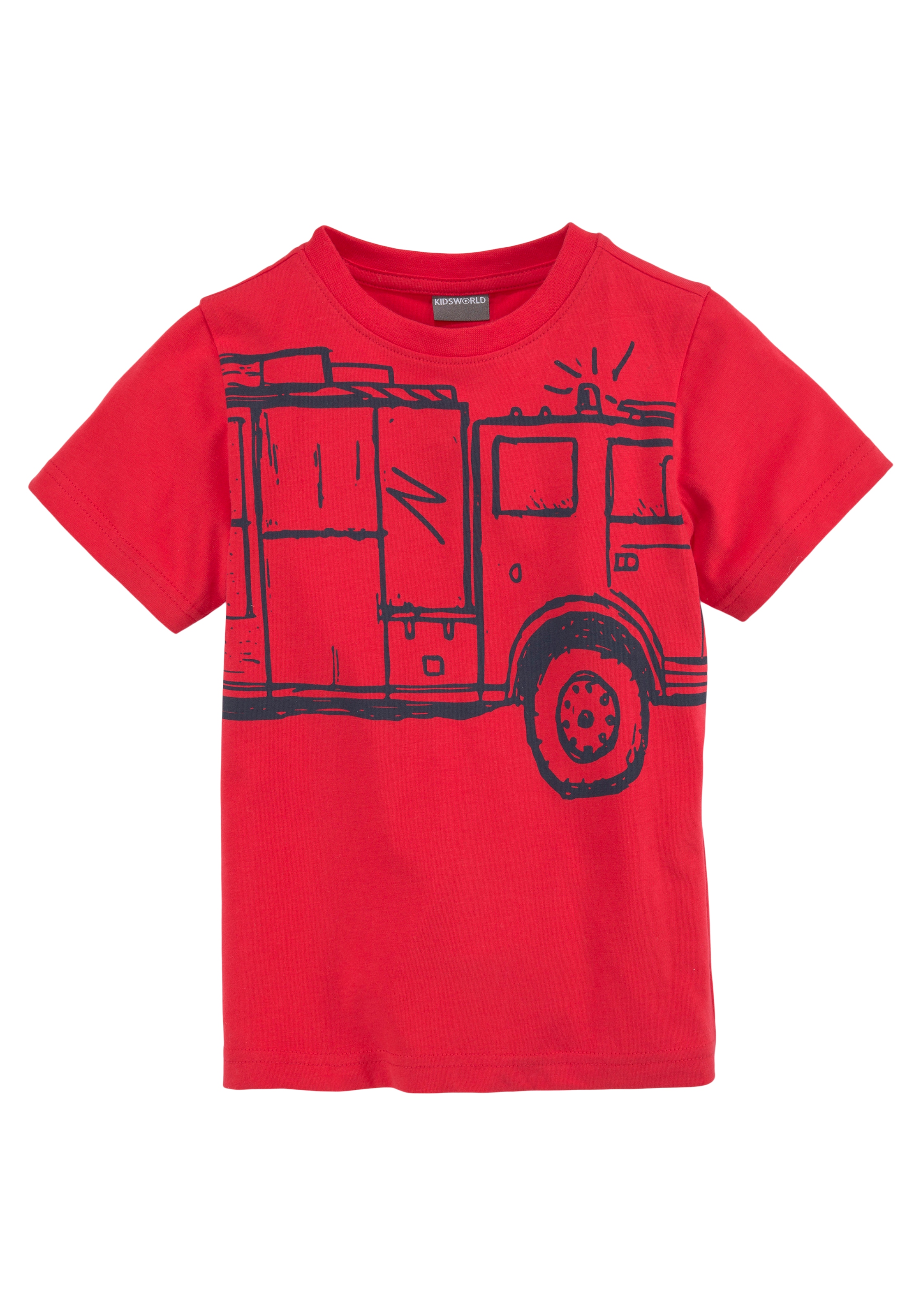 KIDSWORLD T-Shirt »FEUERWEHR«, Druck für kleine Jungen