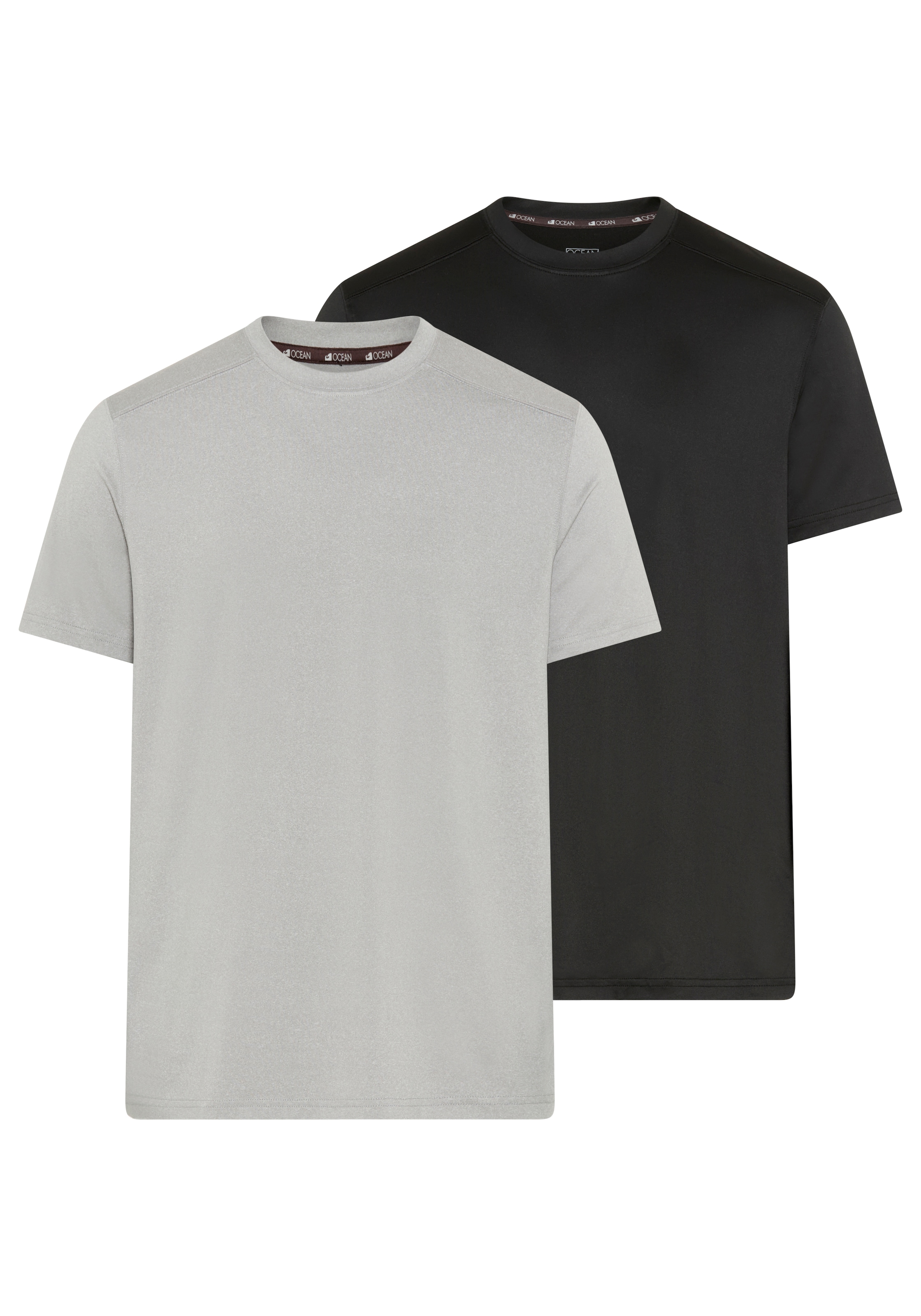 Image of Ocean Sportswear Funktionsshirt "atmungsaktiv, quick dry" 2er-Pack, schmal geschnitten, Kurzarm, schnell trocknend, unifarben