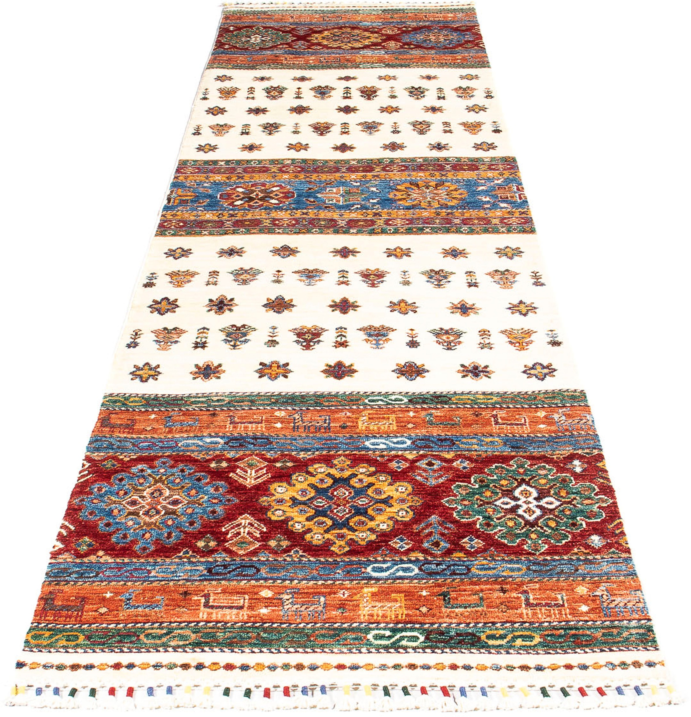 Image of morgenland Orientteppich »Ziegler - Ariana - 322 x 83 cm - beige«, rechteckig, 6 mm Höhe, Wohnzimmer, Handgeknüpft, Einzelstück mit Zertifikat bei Ackermann Versand Schweiz