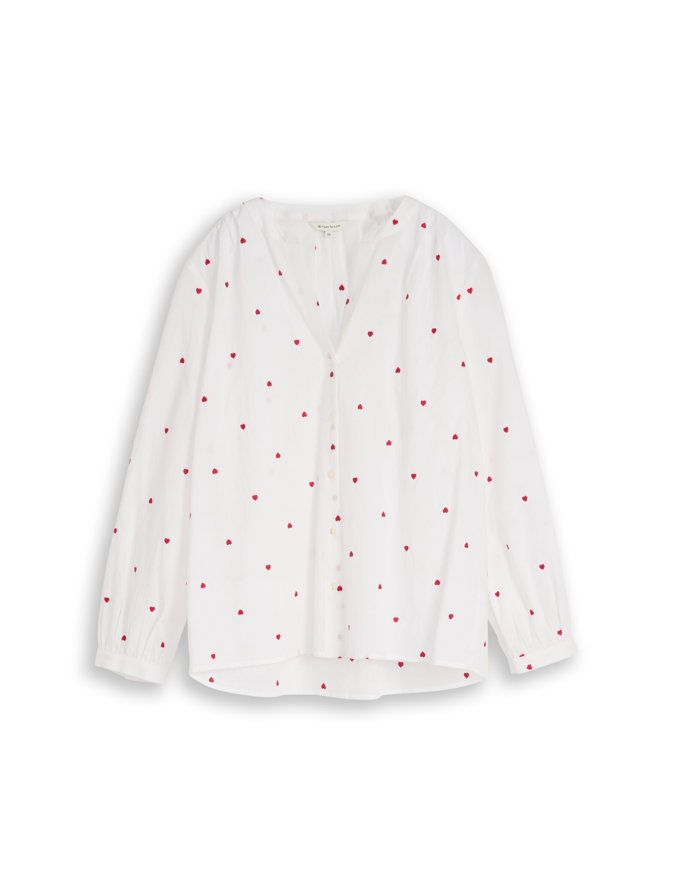 TOM TAILOR Blouse classique mit All-Over Print