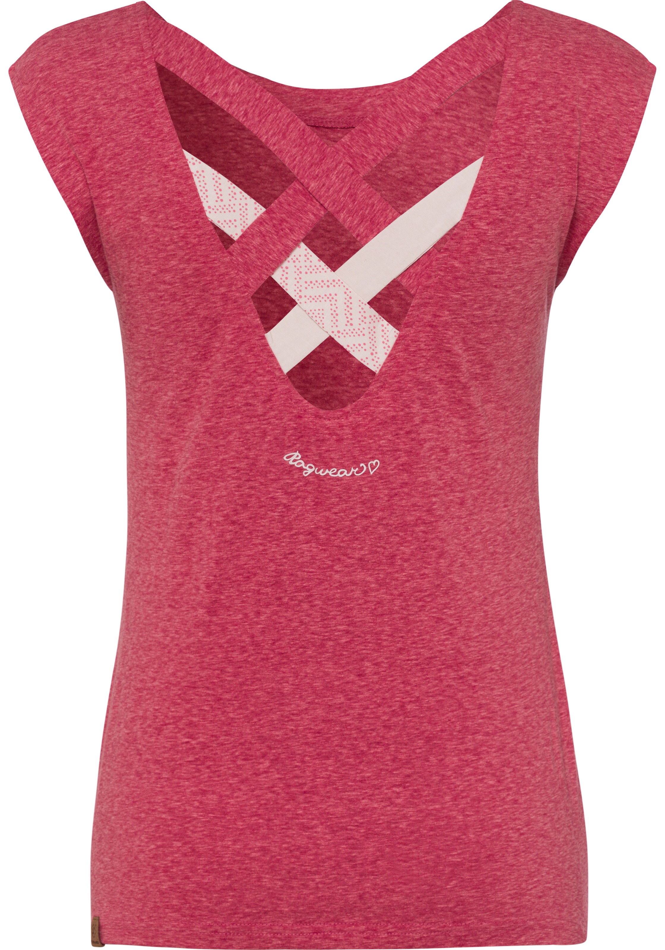 ♕ Ragwear T-Shirt »SOFIA O«, kaufen mit Rückenausschnitt versandkostenfrei besonderem