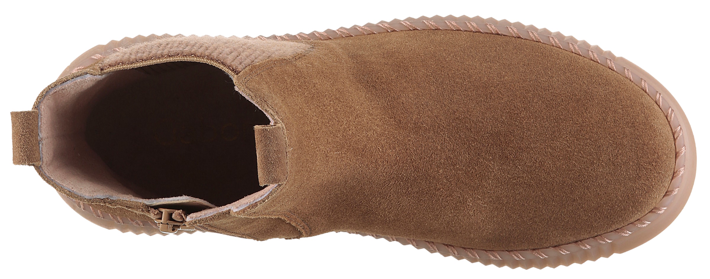 Gabor Chelseaboots  , Plateau, Stiefelette mit Stretcheinsatz an der Aussenseite