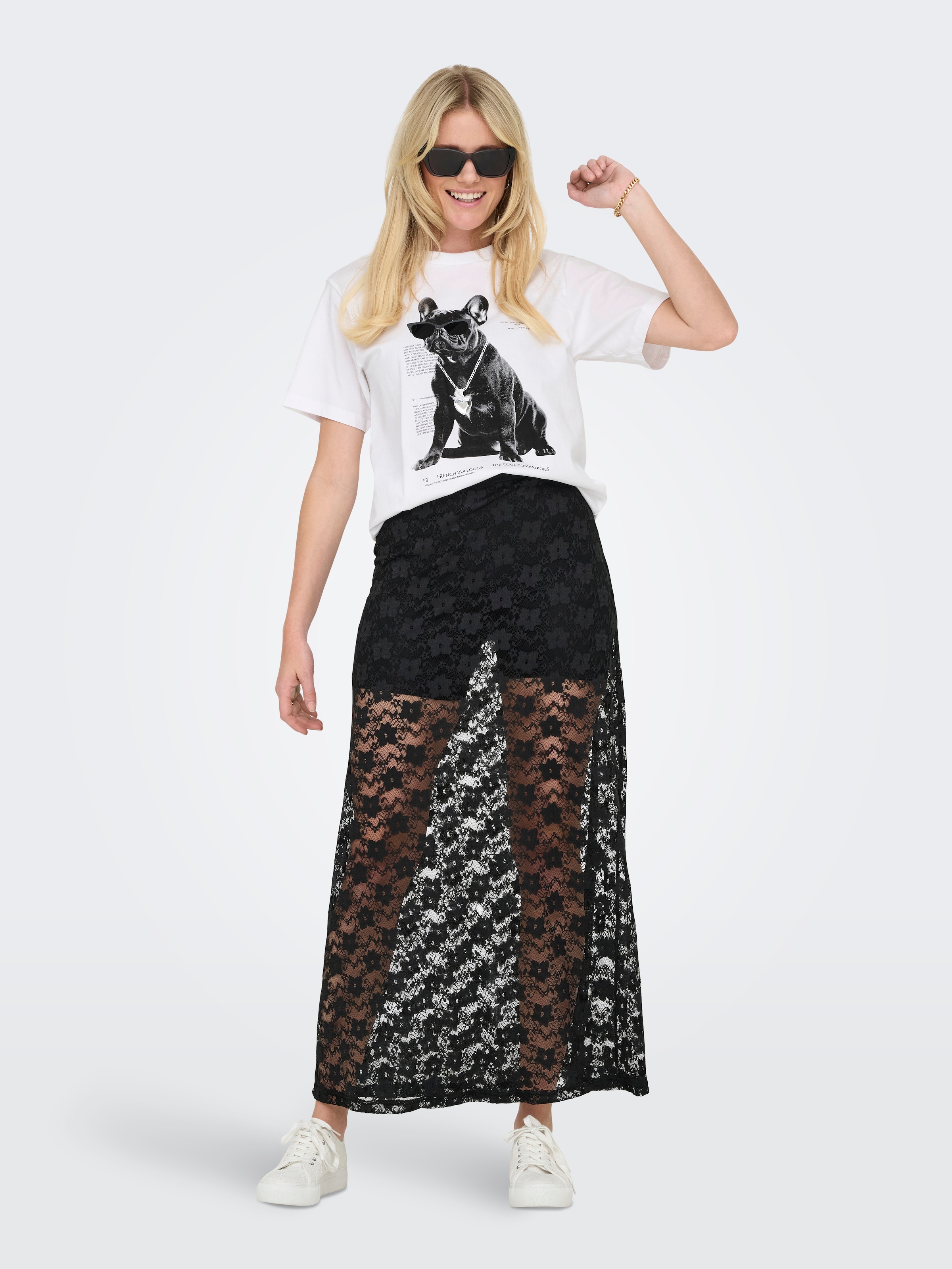 ONLY Kurzarmshirt »ONLDONNA LIFE S/S COOL TOP BOX JRS«