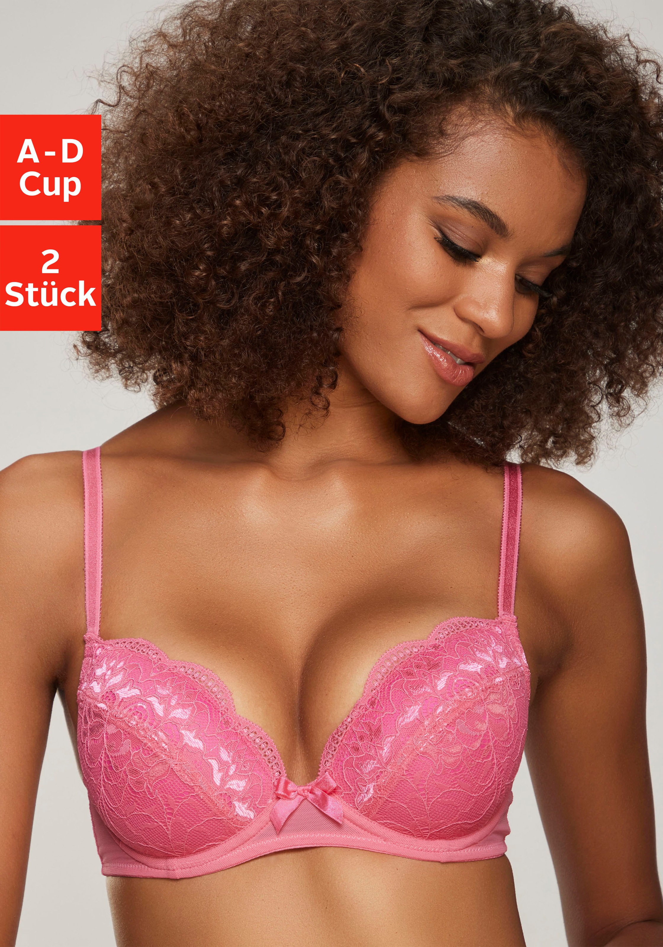 Image of petite fleur by Lascana Balconette-BH ", BH mit Bügel, Dirndl-BH, Spitzen-BH" Packung, mit hübscher Spitze, Dessous