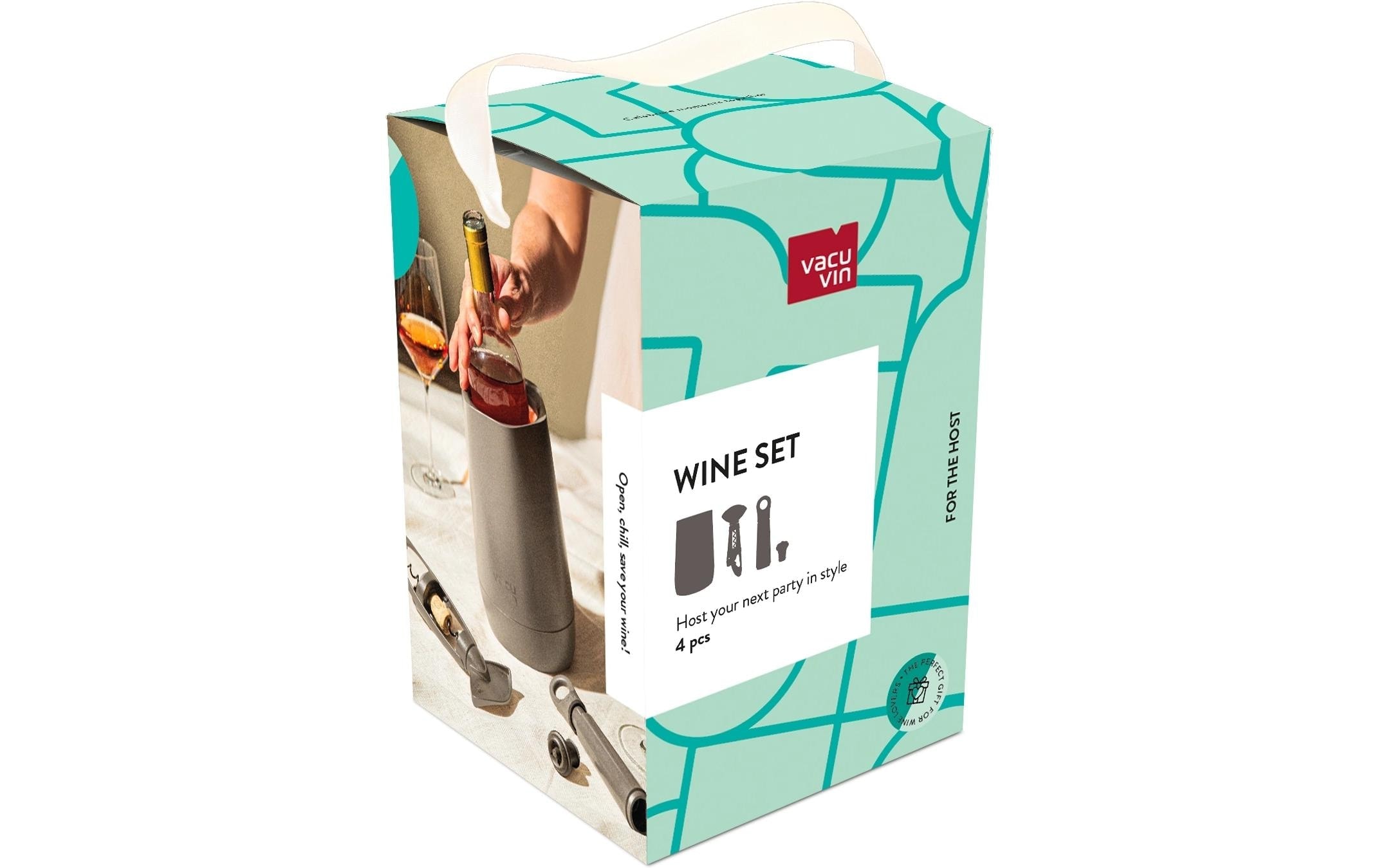VACUVIN Weinkühler »Host Graphite 4-teilig«