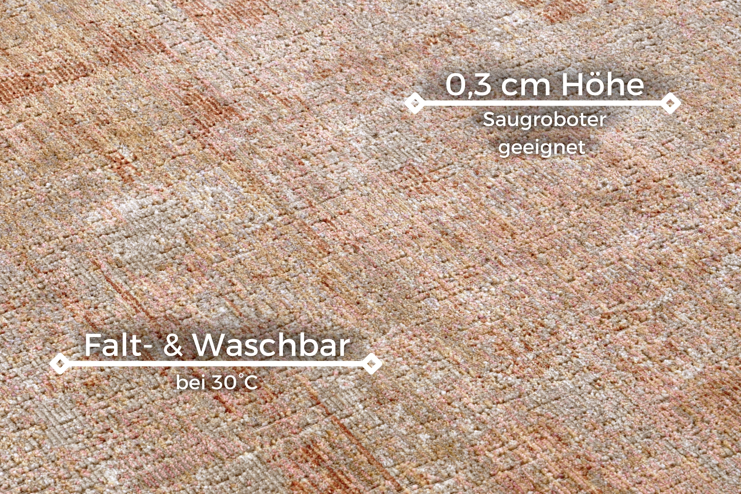 NORTHRUGS Teppich »Gizeh«, rechteckig, 3 mm Höhe, In-& Outdoor, Läufer, Wetterfest, Balkon, Wohnzimmer, Orient