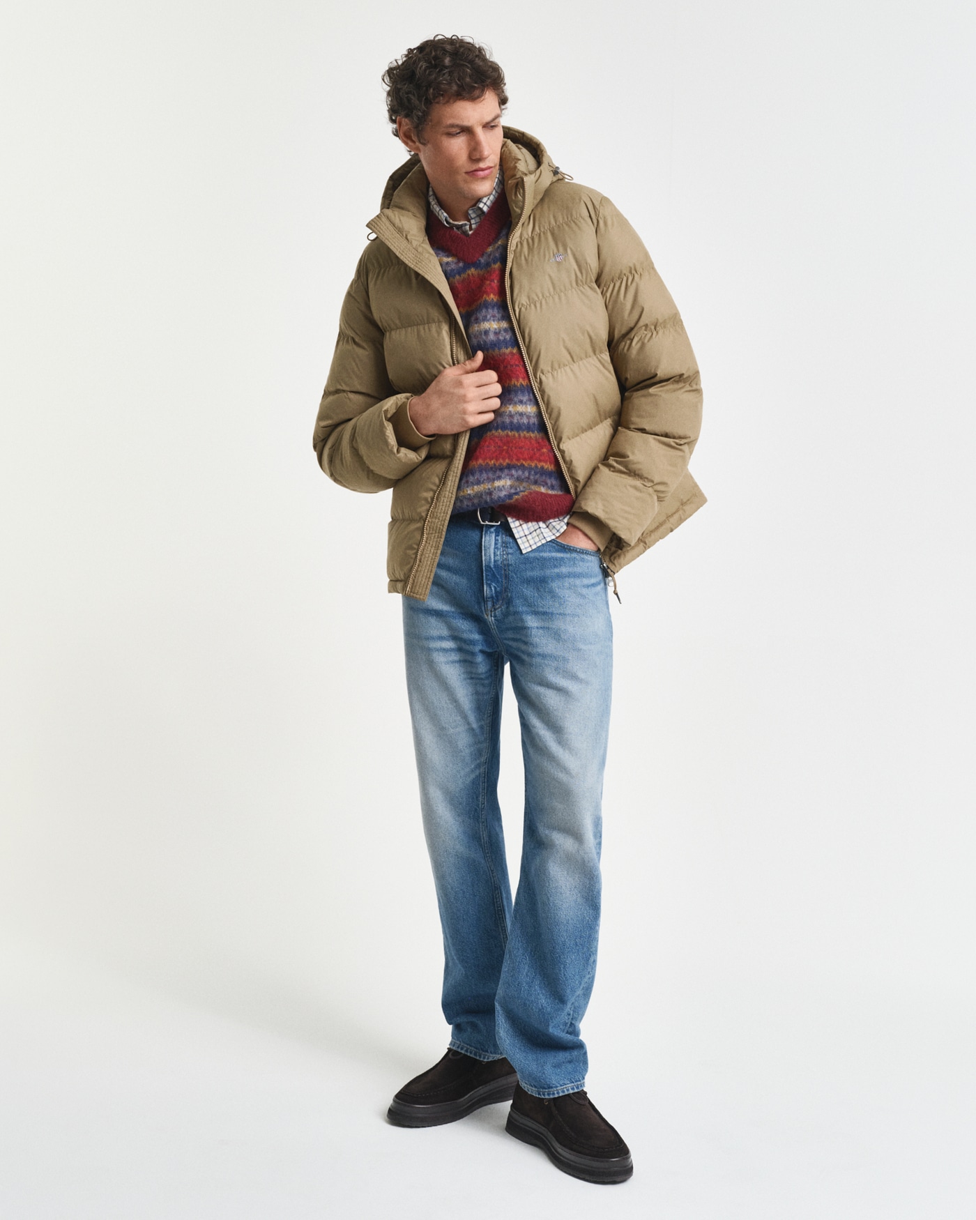 Gant Steppjacke »ACTIVE CLOUD JACKET« mit Kapuze regular fit, abnehmbare Kapuze, 2-Wege-Reissverschluss