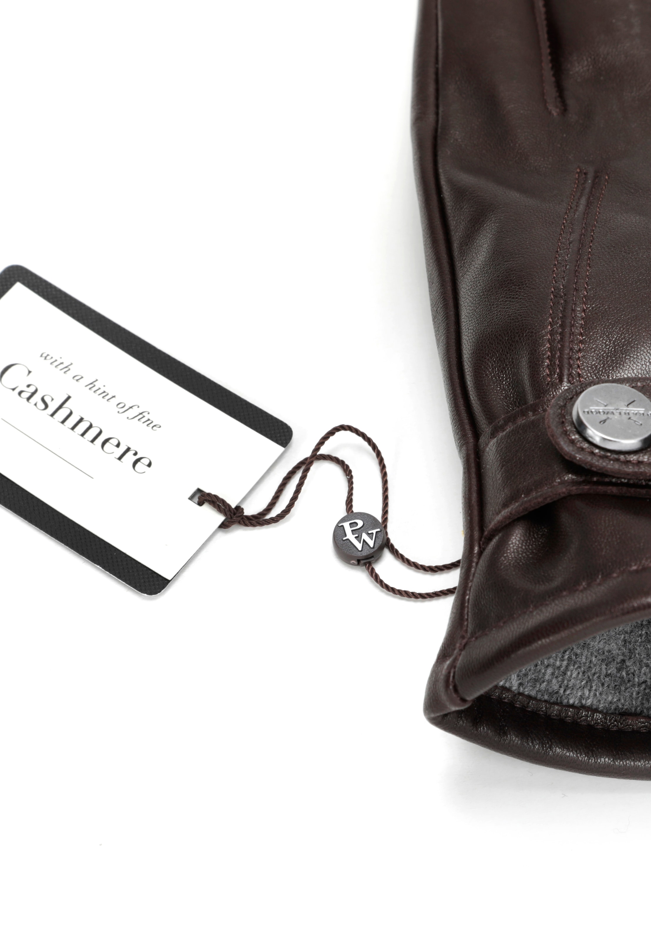 PEARLWOOD Lederhandschuhe »BROOKS«, (1 Paar), weiches Innenfutter, Wollanteil, verstellbarer Lederriegel