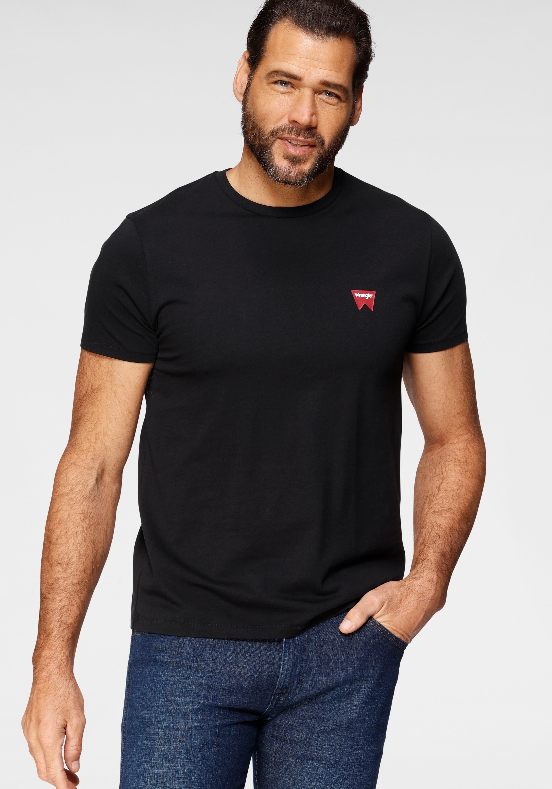 Image of Wrangler T-Shirt »Sign-Off« bei Ackermann Versand Schweiz