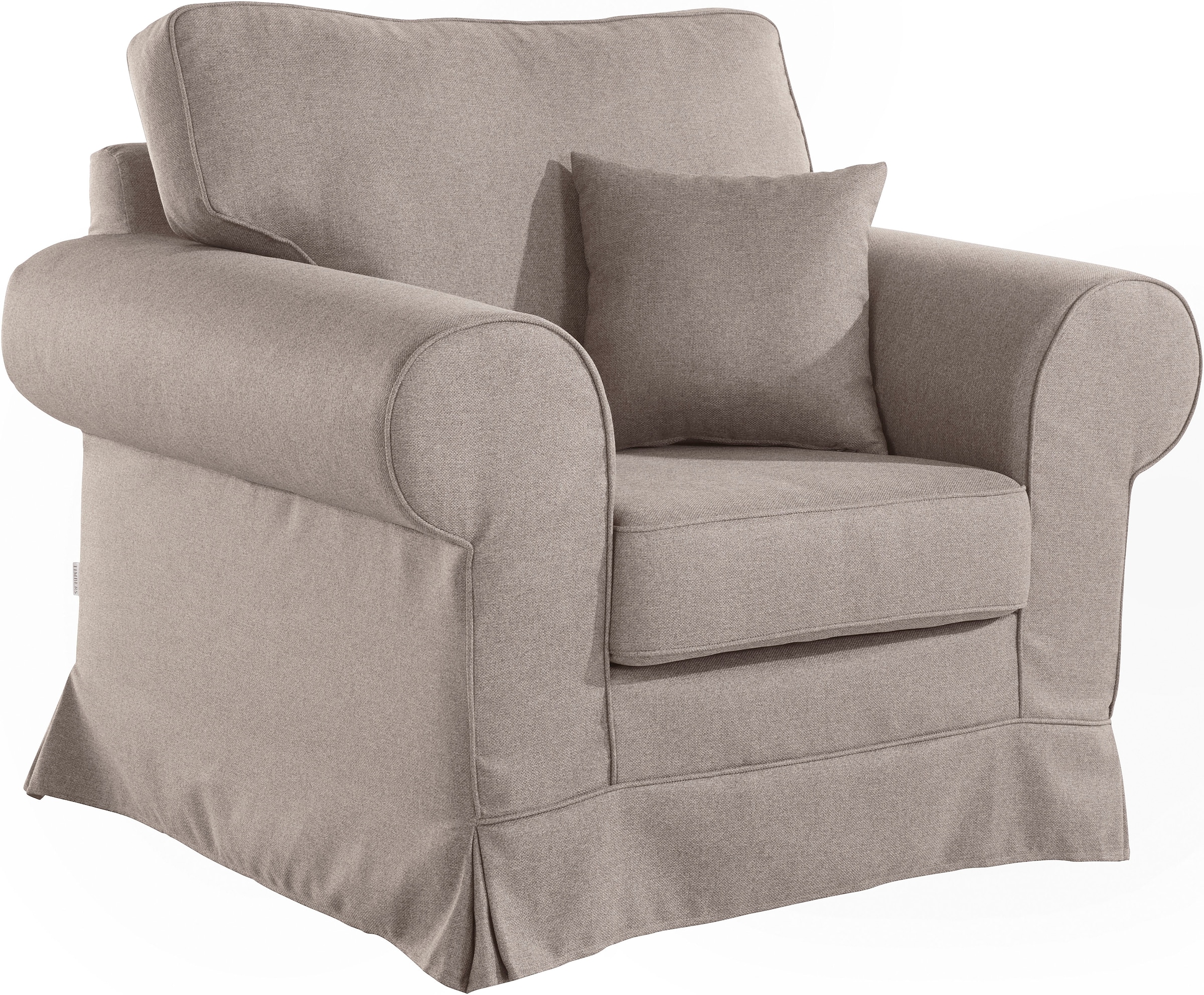 Home affaire Sessel »Shadmoor« Hussenoptik, in uni oder mit Blumendruck, passend zur Shadmoor-Serie