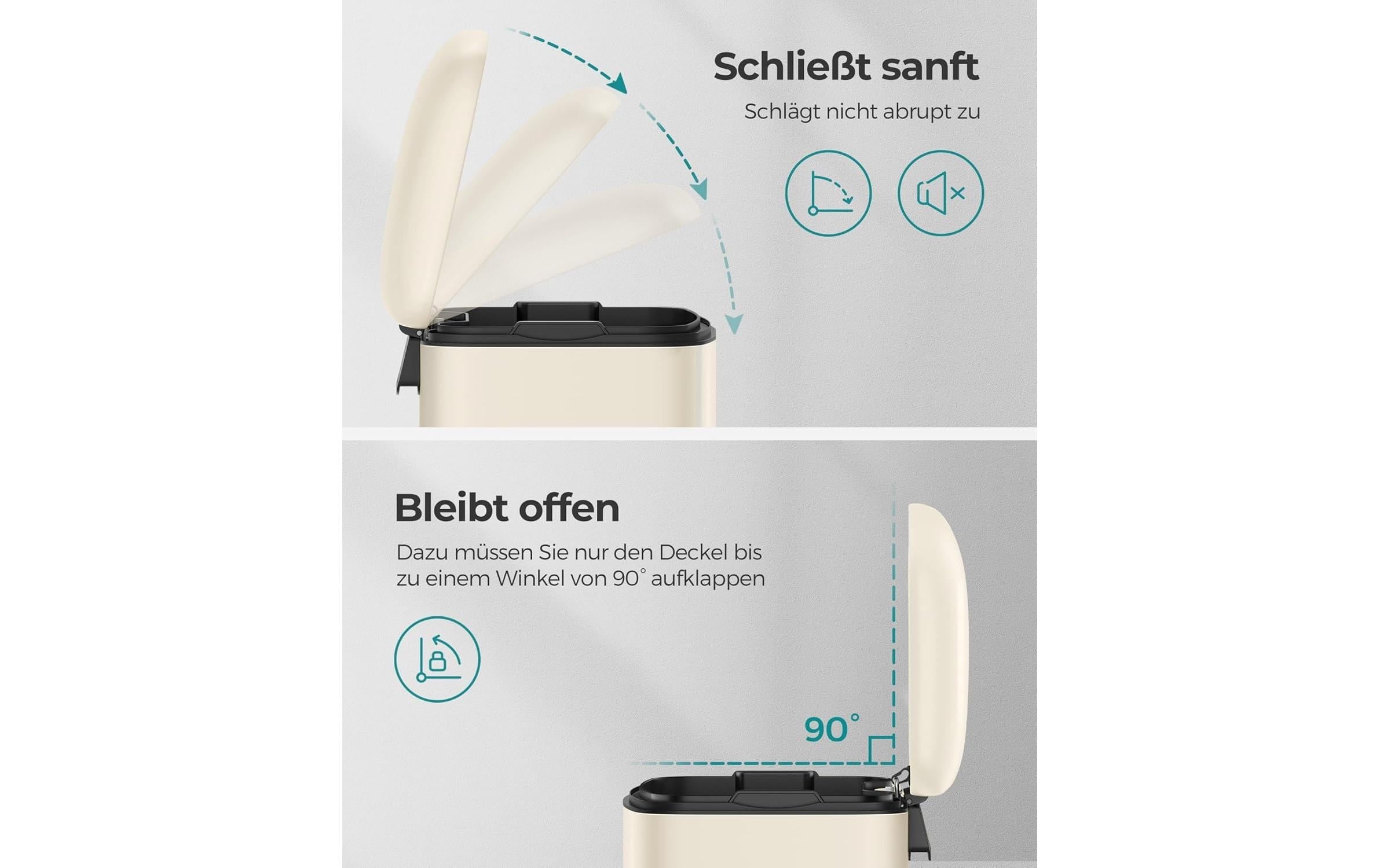 SONGMICS Mülleimer »mit Inneneimer 30 l« 1 Behälter