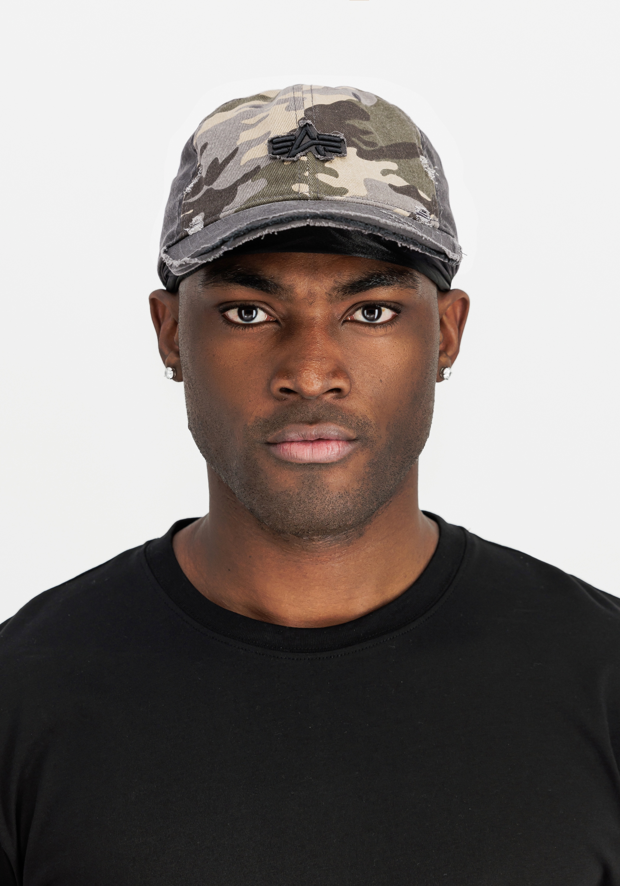 Alpha Industries Trucker Cap »Distressed Logo Camo Cap«