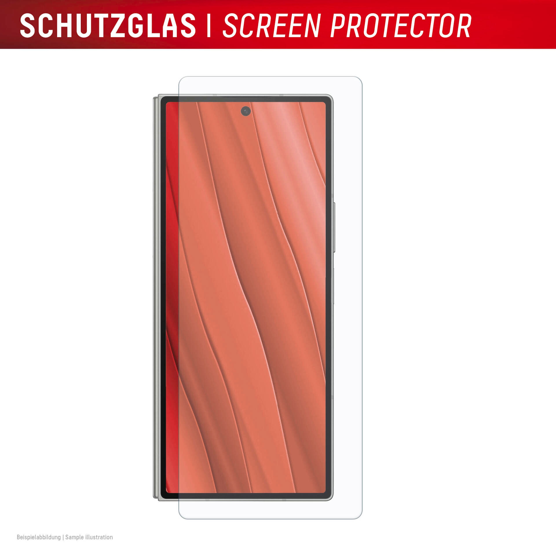 Displex Displayschutzglas »Smart Glass«, Displayschutzfolie, Schutzfolie, Bildschirmschutz, kratz- & stossfest