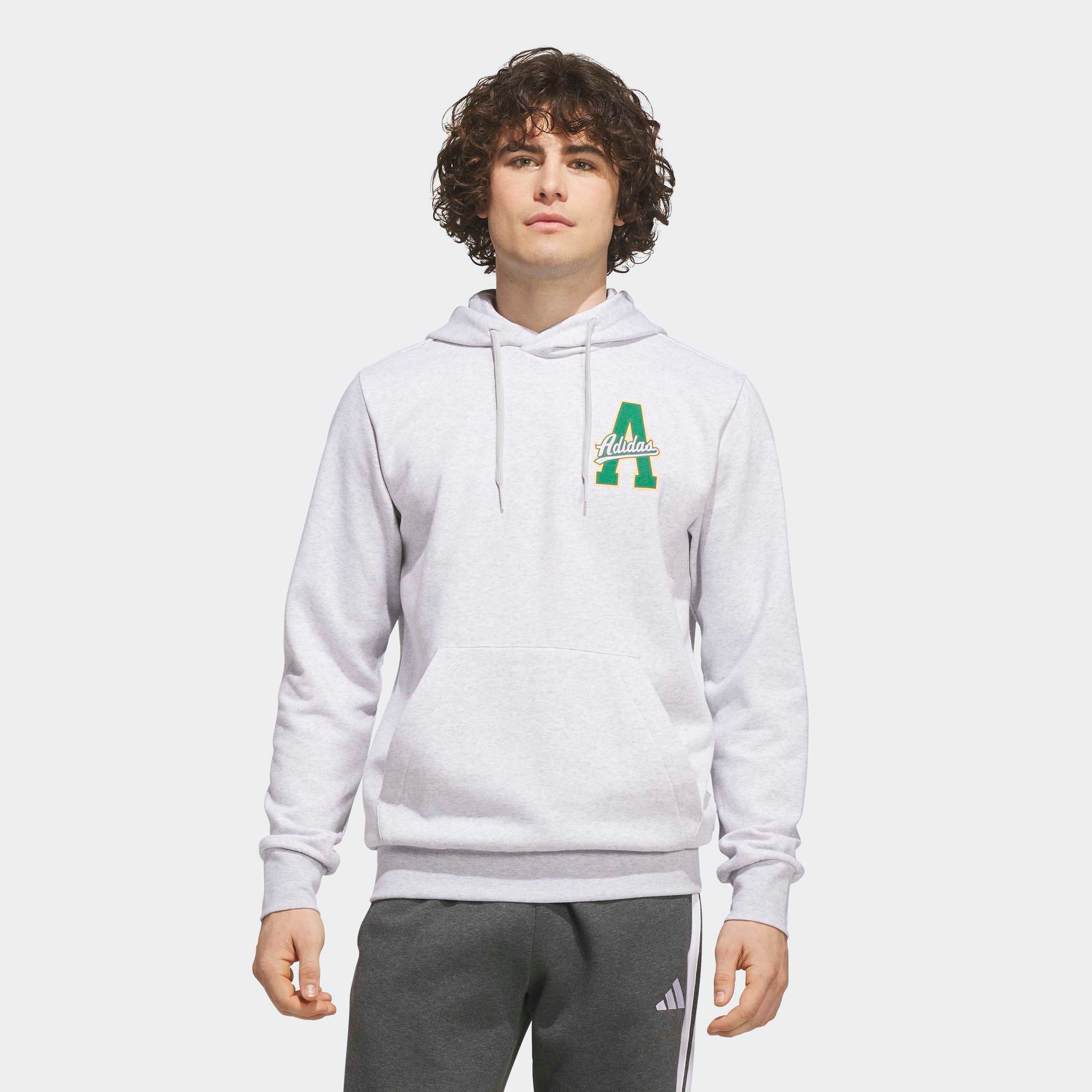 Image of adidas Sportswear Kapuzensweatshirt "VARSITY TAILSWEEP GRAPHIC HOODIE", sportlicher Stil, mit Kapuze, Rundhalsausschnitt, normale Schnittform