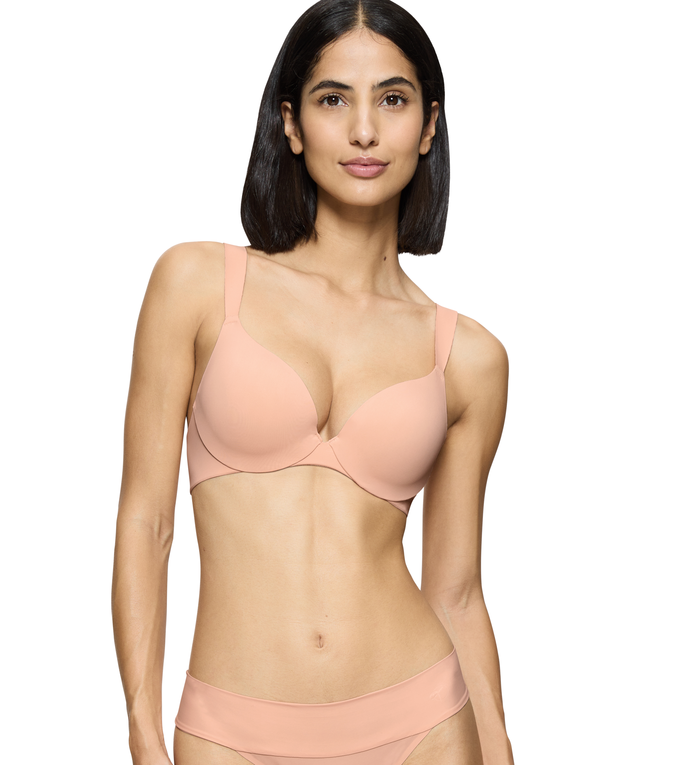 Image of Triumph Bügel-BH "Body Make-Up Illusion" mit tiefem Dekolleté, gepolsterte Cups, Komfort-Bügel, Microfaser