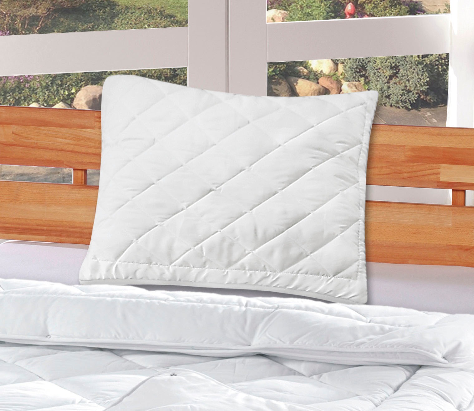 Image of Conni Oberkircher´s Synthetikkopfkissen »Conni mit Klimanetz«, (1 St.), für einen trockenen und gesunden Schlaf bei Ackermann Versand Schweiz