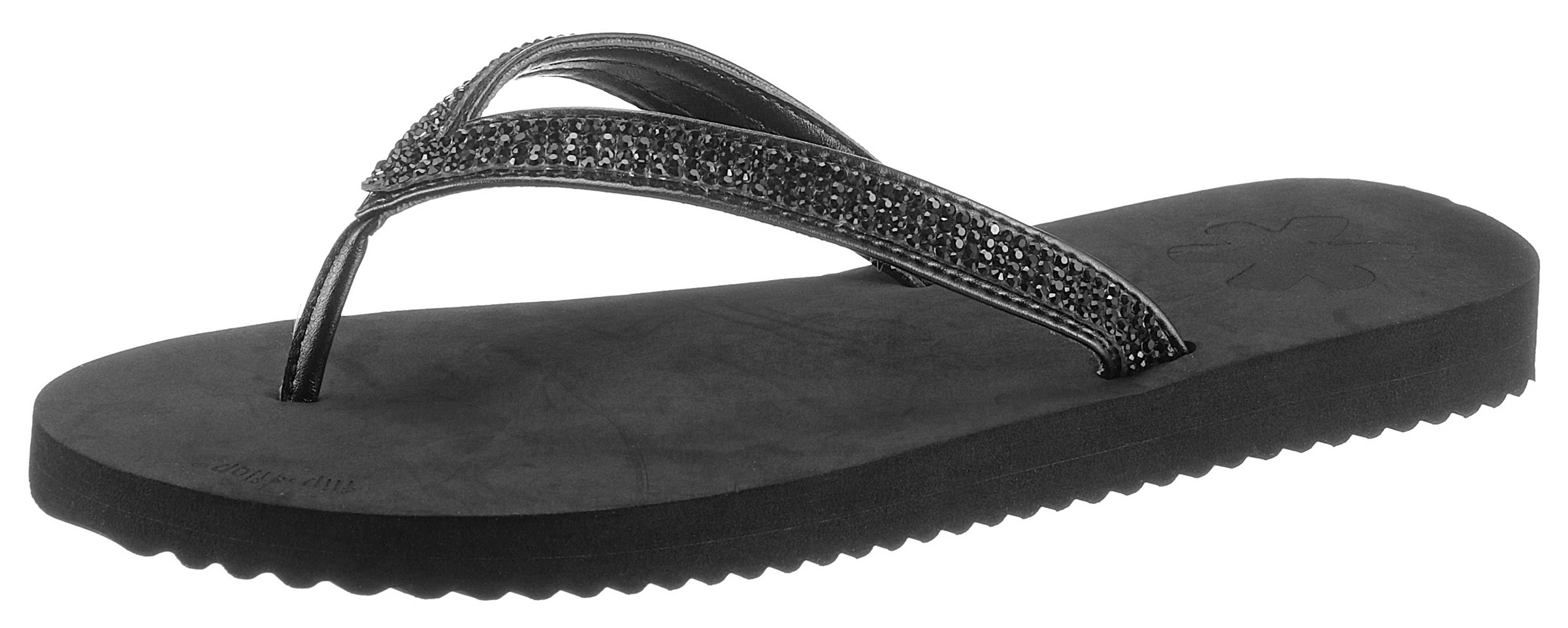 Image of Flip Flop Zehentrenner, mit funkelnden Riemchen bei Ackermann Versand Schweiz