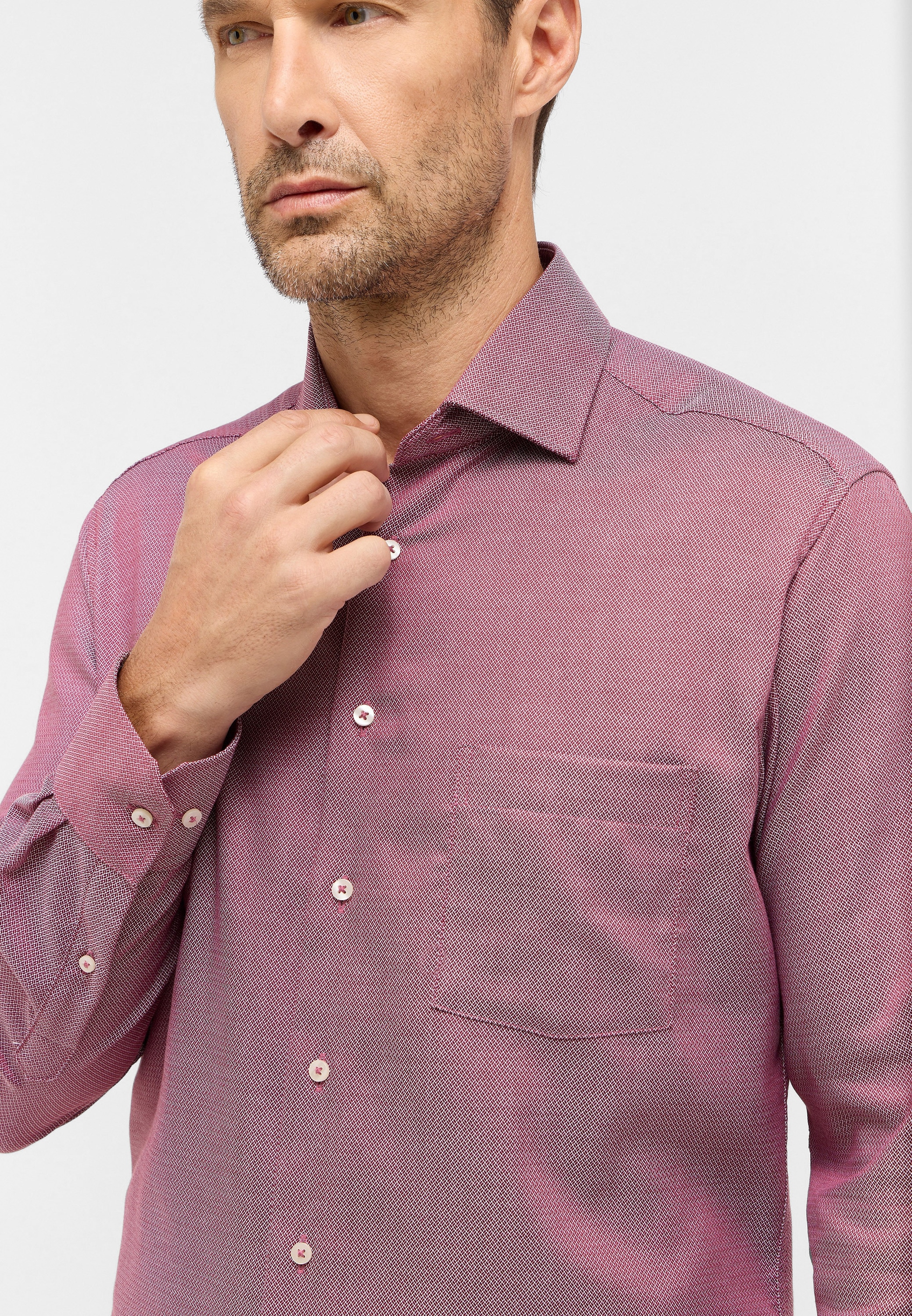 Eterna Langarmhemd »MODERN FIT«, NON IRON (bügelfrei)