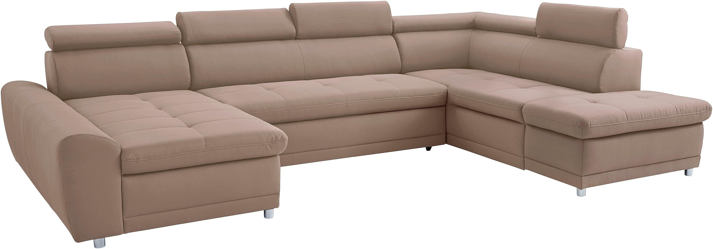 sit&more Wohnlandschaft »Riva U-Form«, wahlweise mit Bettfunktion