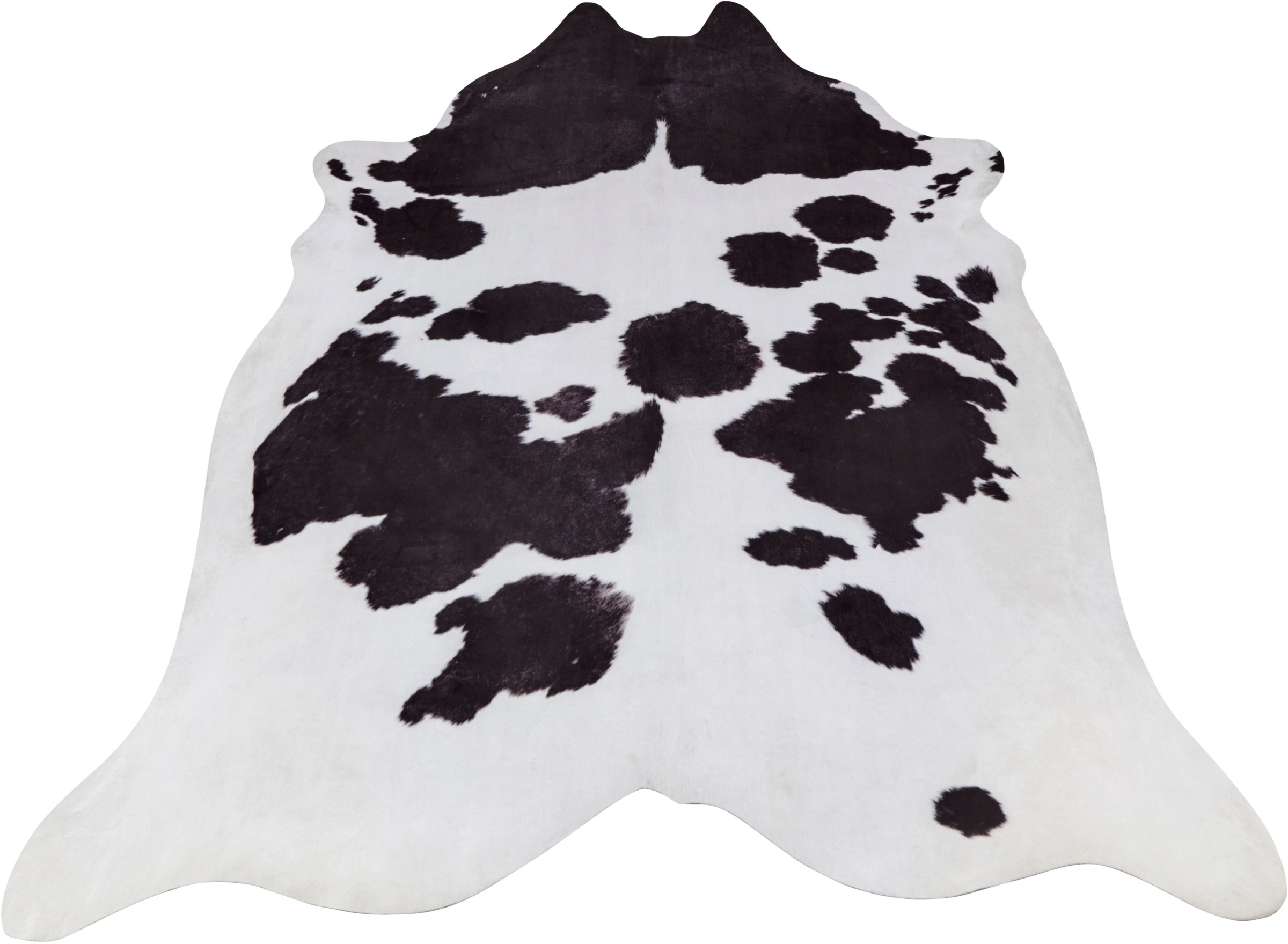 Image of MINT RUGS Fellteppich »Wilbur«, fellförmig, 6 mm Höhe, Konturenschnitt, Kuhfell Optik, Wohnzimmer, Schlafzimmer, Arbeitszimmer, Robust, Pflegeleicht, Kunstfell bei Ackermann Versand Schweiz