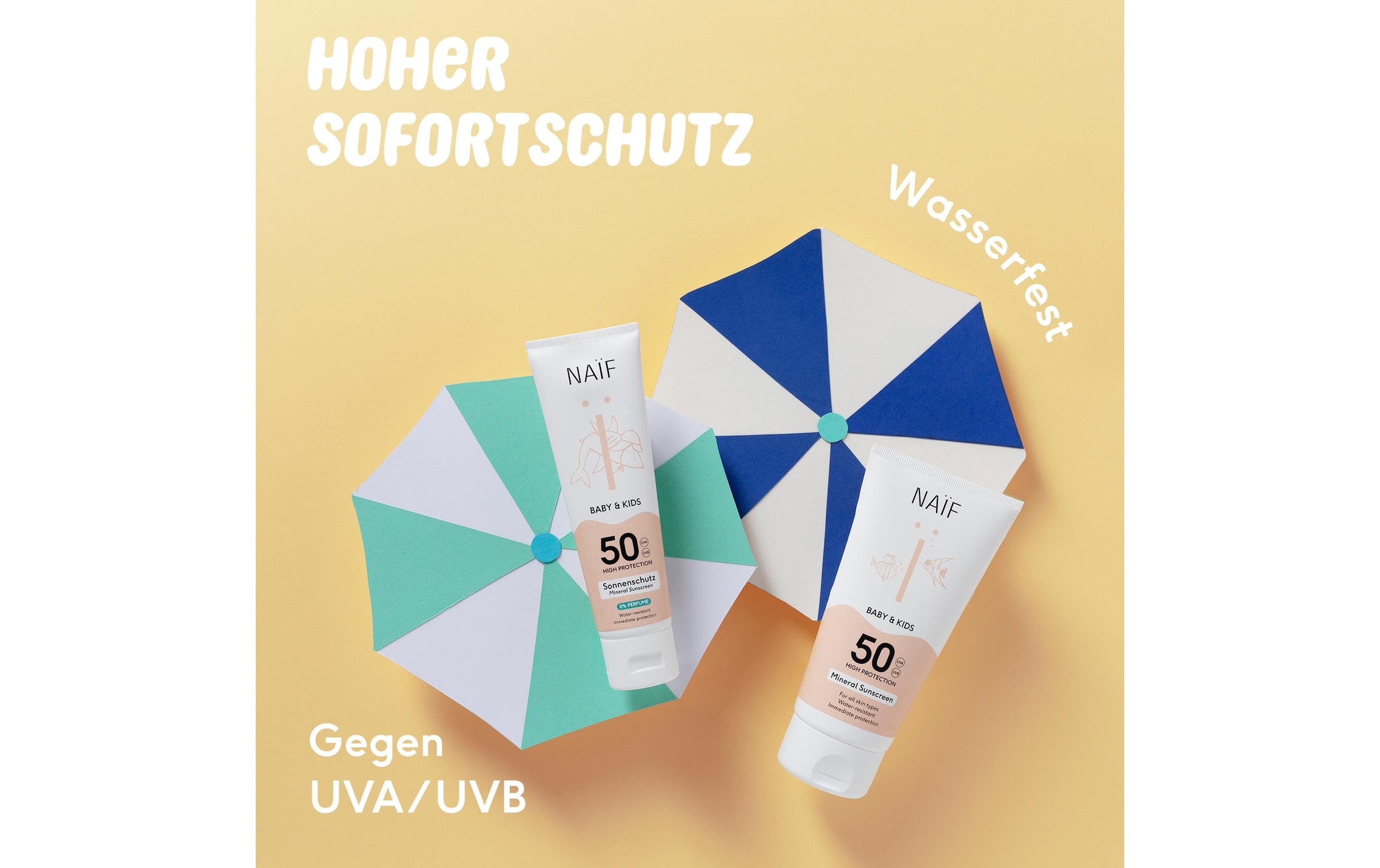 Sonnenschutzcreme »NAÏF Baby & Kids SPF50«