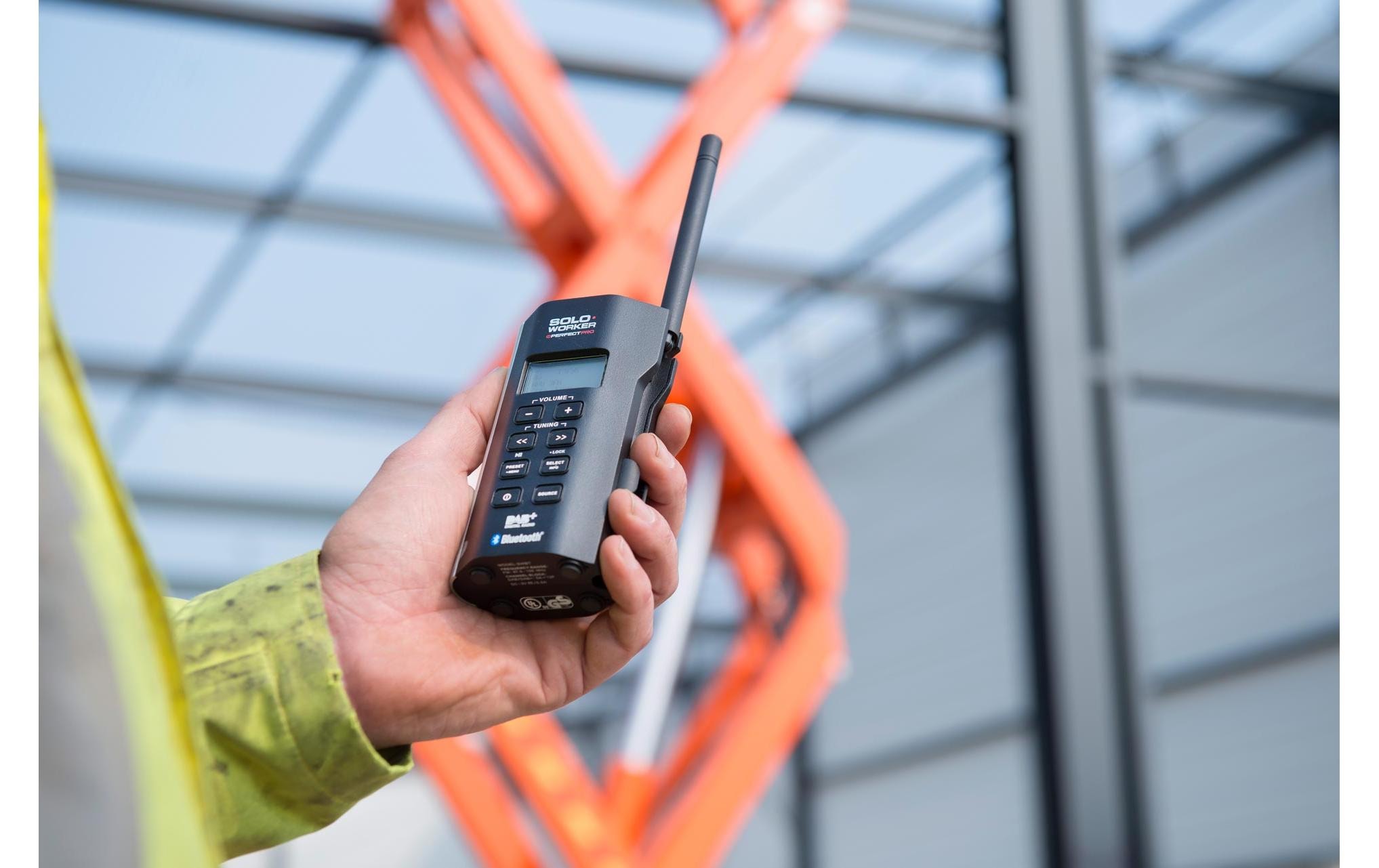 PerfectPro Digitalradio (DAB+) »SOLOWORKER«, Display, Equalizer, Senderspeicher