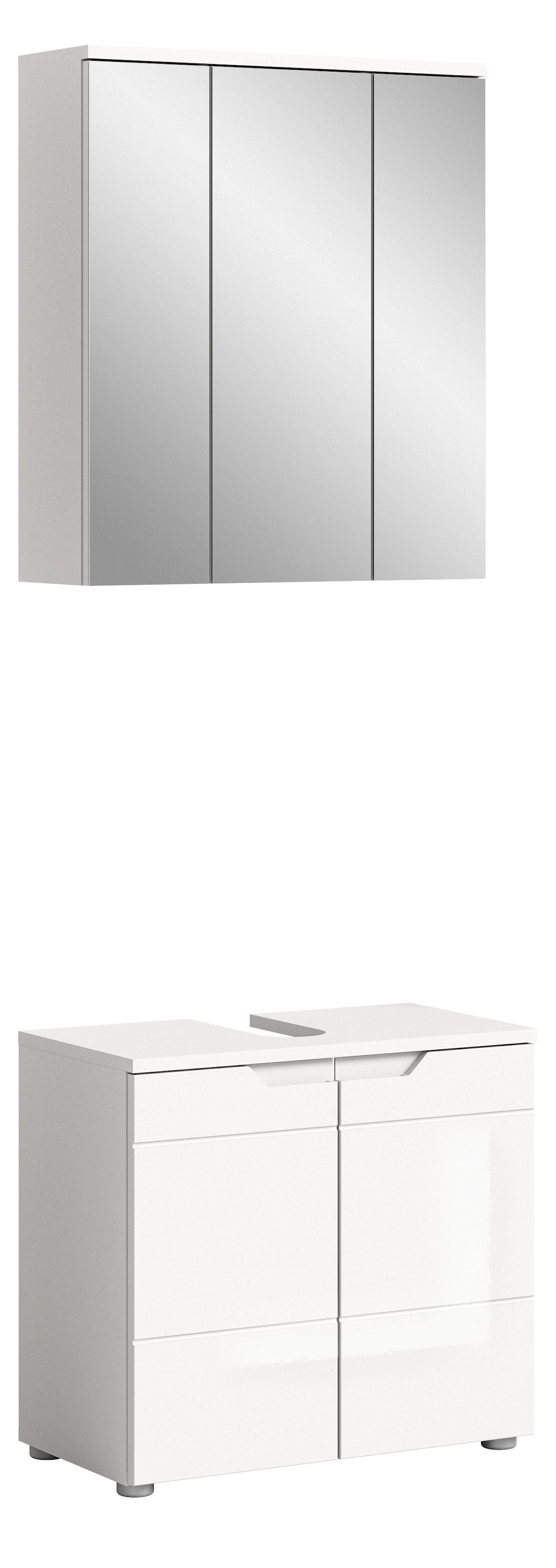 Image of INOSIGN Badmöbel-Set "CAPRI, 2-teilig, mit eingefasster Griffmulde, bestehend aus:"