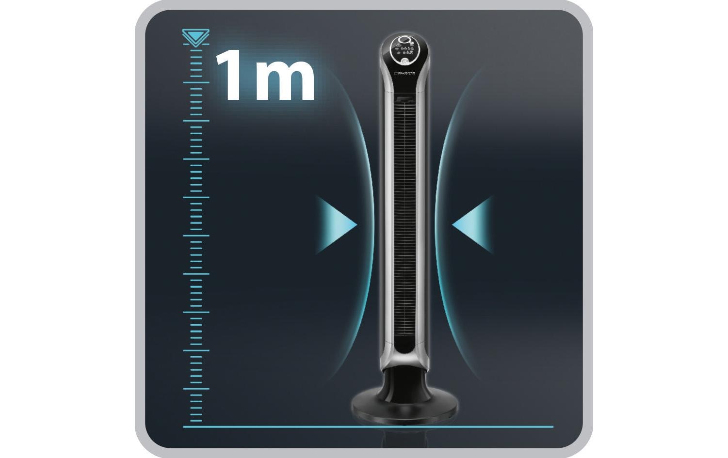 Rowenta Ventilateur de tour »Eole Infinite VU6670 Schwarz«