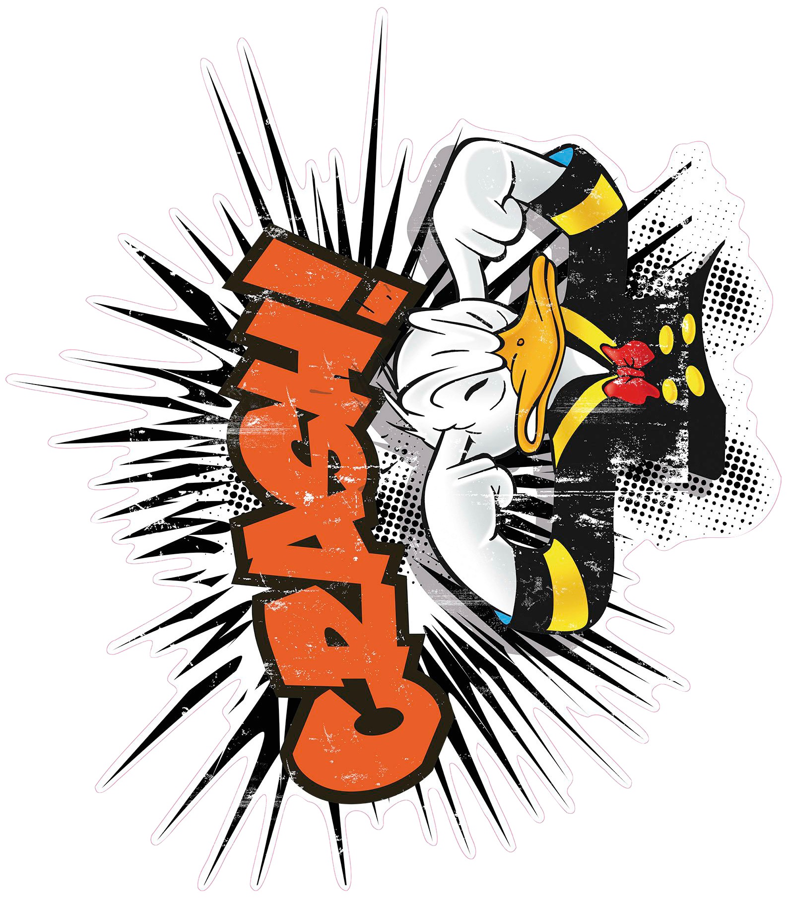 Image of Komar Vliestapete »Donald crash XXL«, bedruckt-Comic-Retro, 127 x 160 cm (Breite x Höhe) bei Ackermann Versand Schweiz