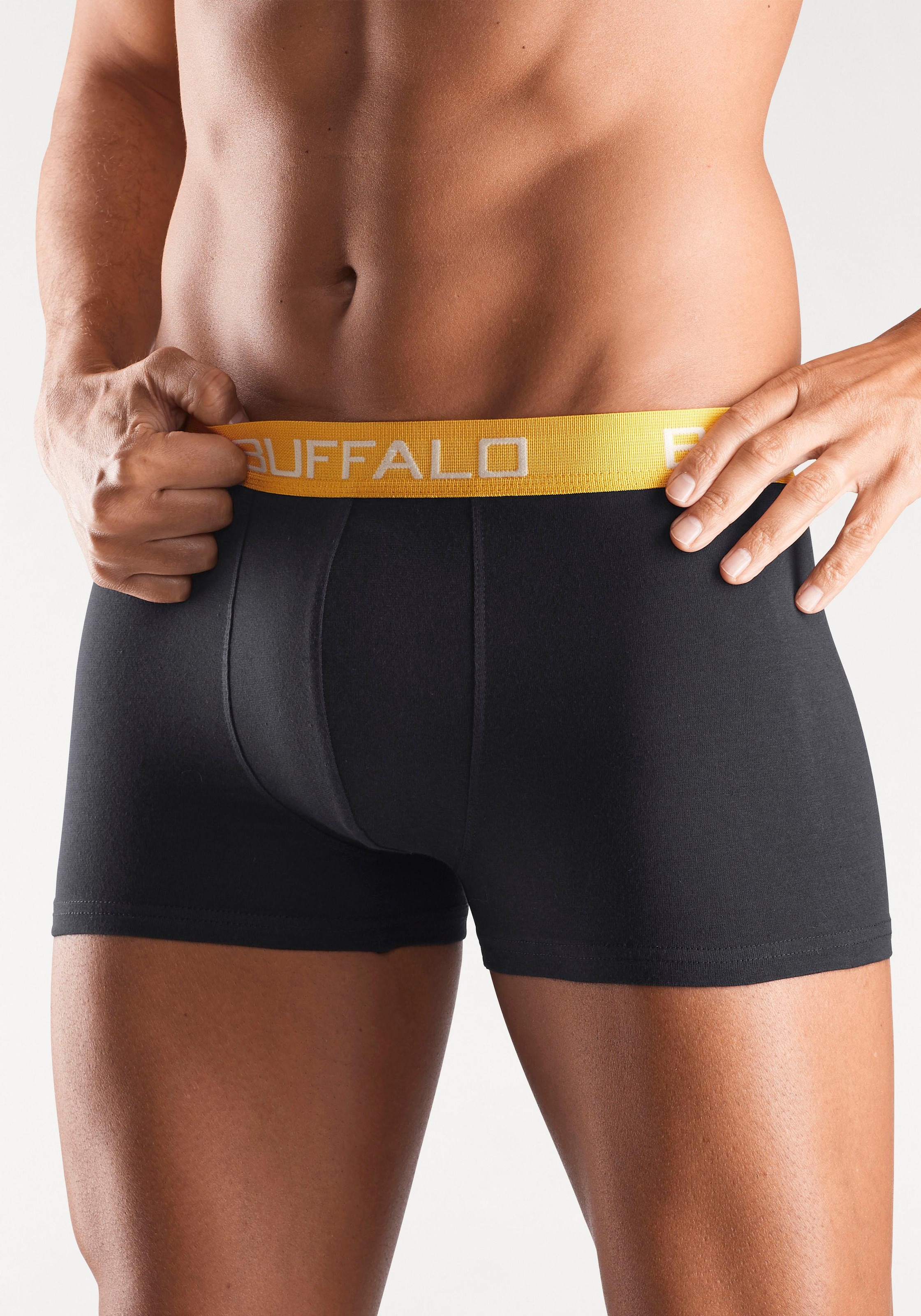 Buffalo Boxer »Boxershorts für Herren« Packung, 4 Stk. aus Baumwoll-Mix
