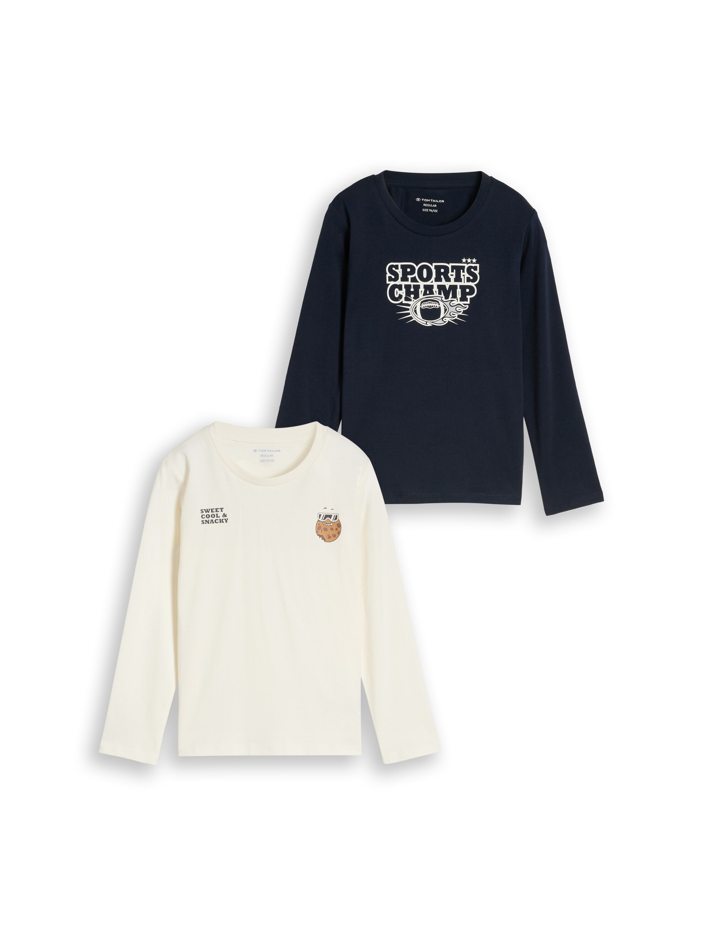 TOM TAILOR T-shirt à manches longues lot de 2 / pour garçons