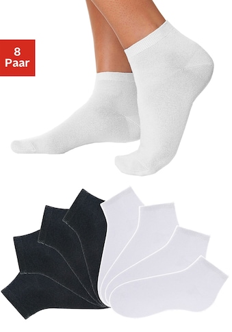 Kurzsocken, (Set, 8 Paar)