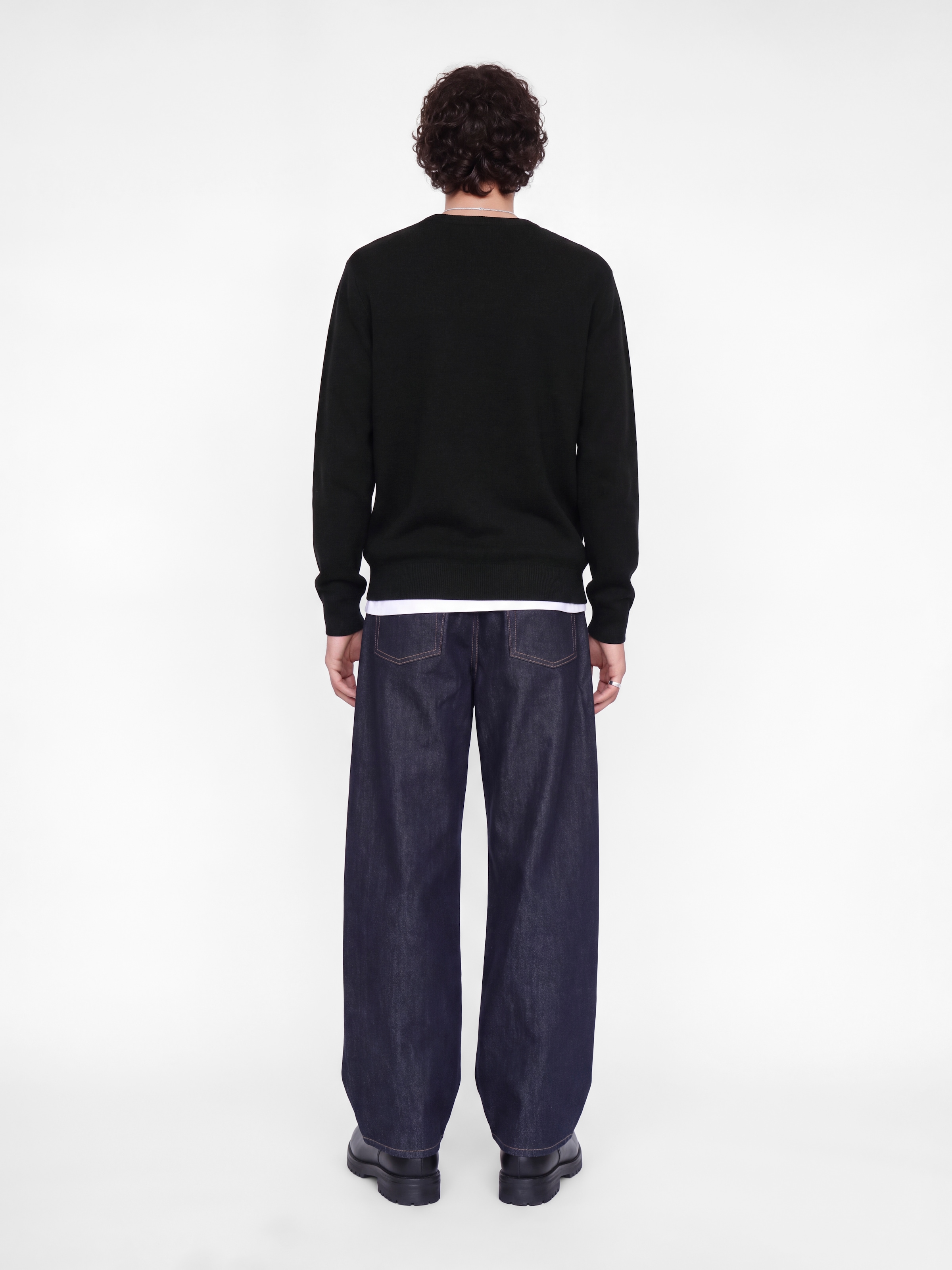 Jack & Jones Pull à col rond »JJEARCHIVE KNIT CREW NECK« coton, coupe régulière