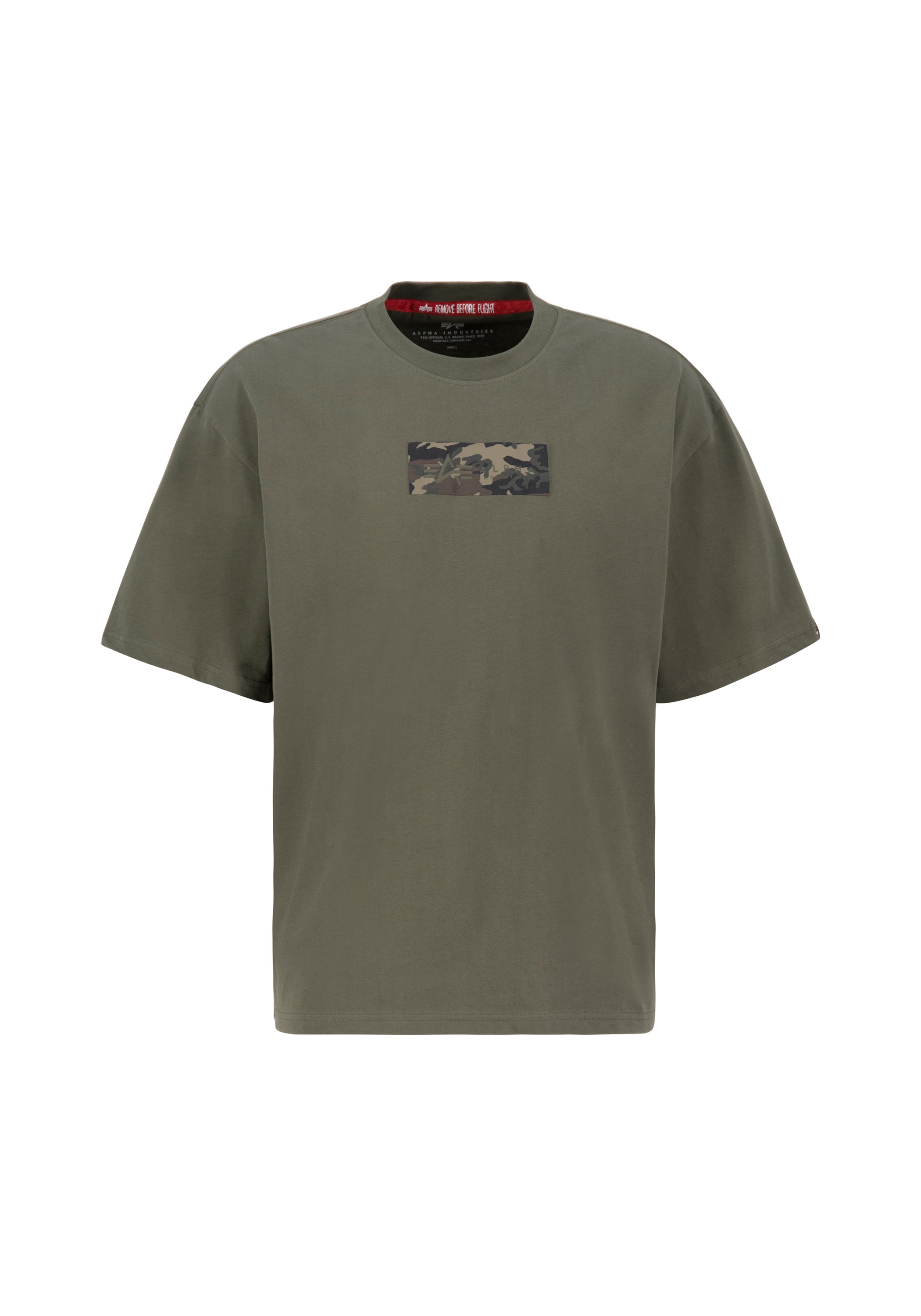 T-Shirt »Alpha Industries Men - T-Shirts Camo Panel T«