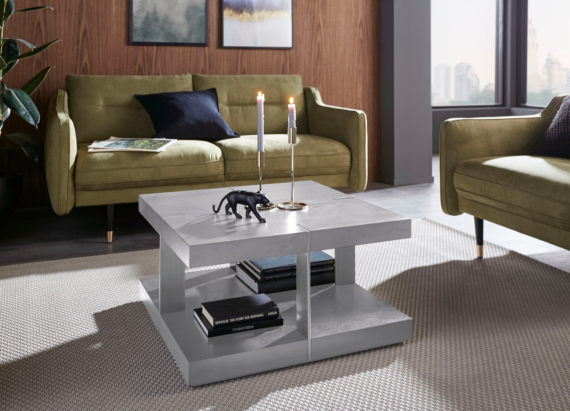 Image of Places of Style Couchtisch »Verrazzano«, in unterschiedlichen Farben und Grössen erhältlich, aus Holz und Metall gefertigt bei Ackermann Versand Schweiz