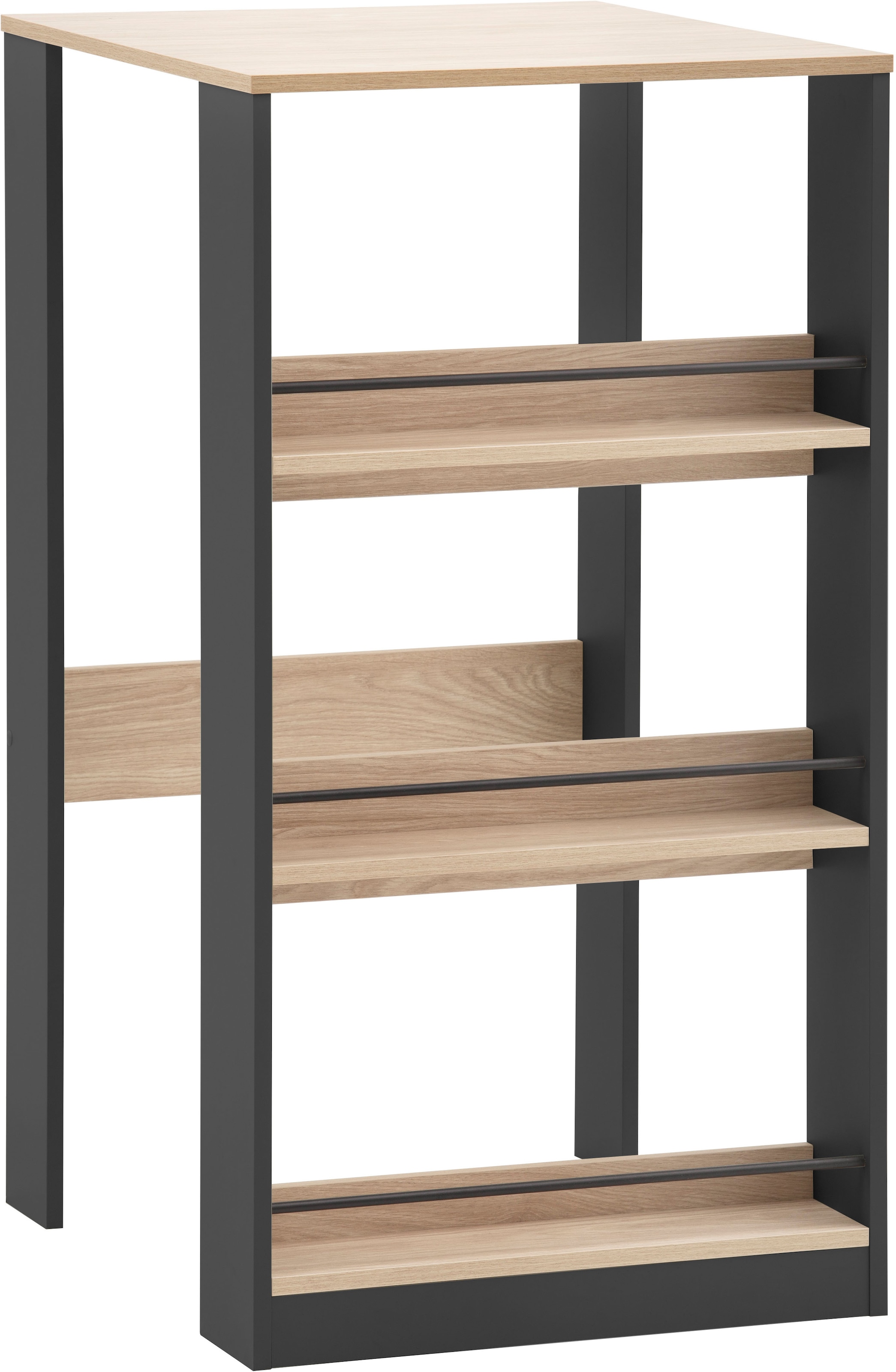 KOCHSTATION Table de cuisine »KS-Kolari« 1 cuis tlg. Breite 58 cm, mit 3 offenen Fächern