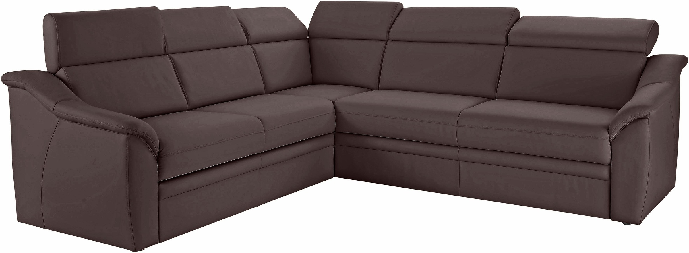 Image of sit&more Ecksofa, mit Federkern und Kopfteilverstellung, wahlweise mit Bettfunktion und Schubkasten bei Ackermann Versand Schweiz