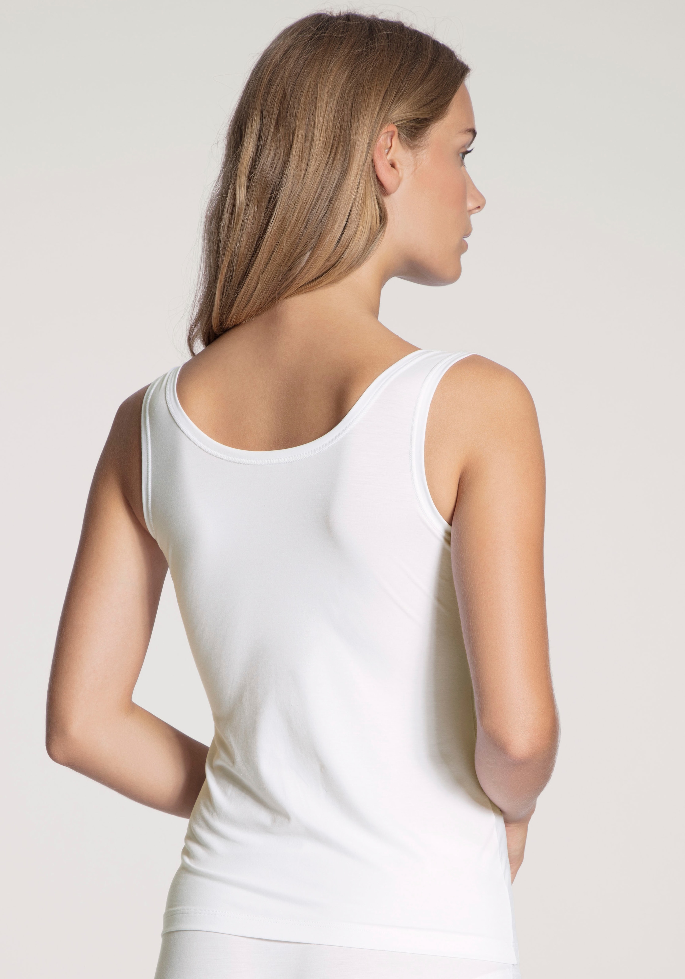 ♕ CALIDA Unterhemd »Natural Joy«, Tank-Top, V-Neck versandkostenfrei kaufen | Ärmellose Unterhemden