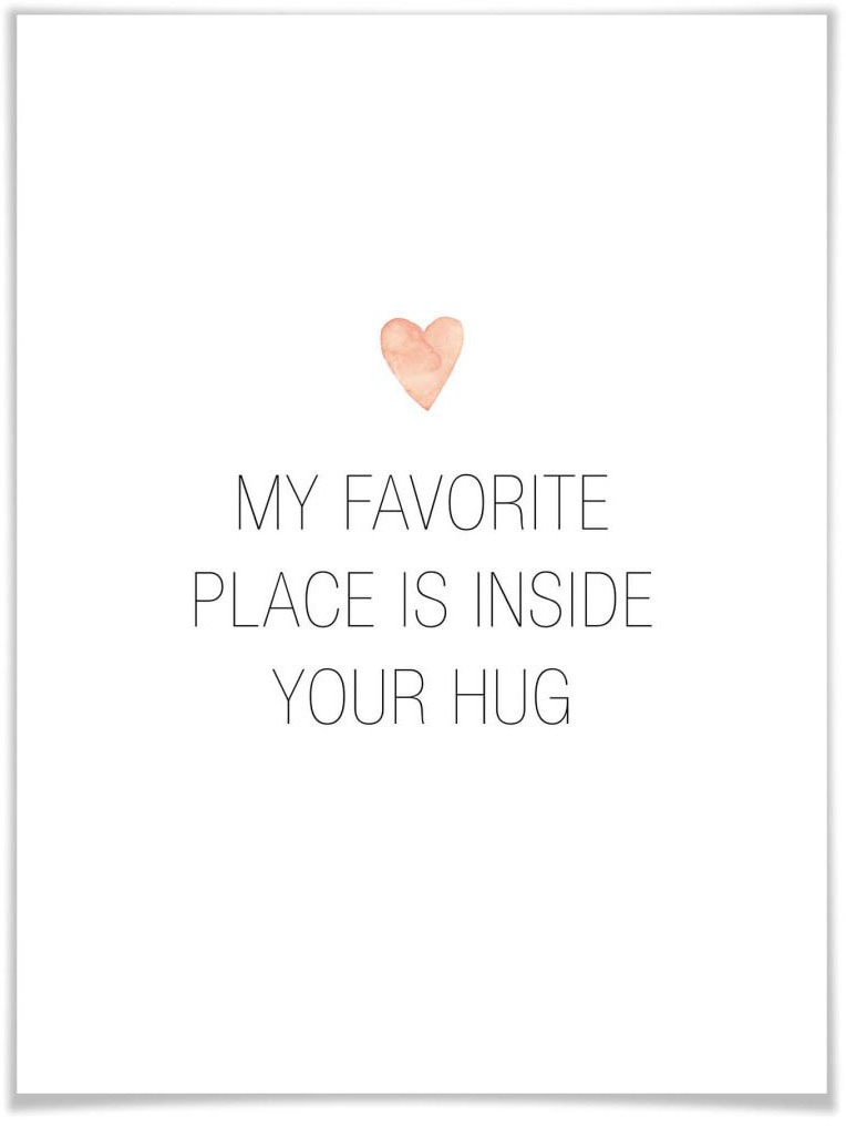 Image of Wall-Art Poster »Lieblingsplatz«, Landschaften, (1 St.), Poster, Wandbild, Bild, Wandposter bei Ackermann Versand Schweiz