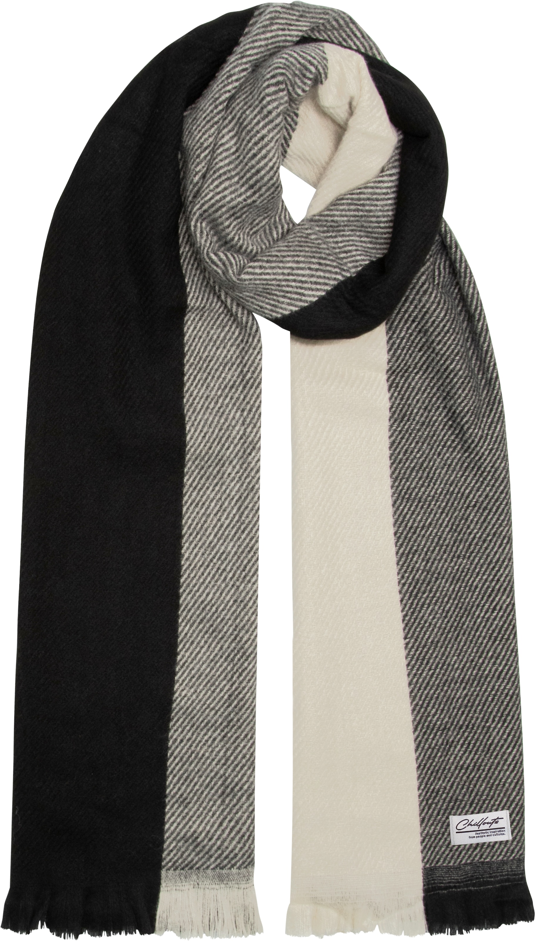 Image of chillouts Strickschal "Gaia Scarf" tragbar als Schal oder Stola, Grösse: 180 x 70 cm