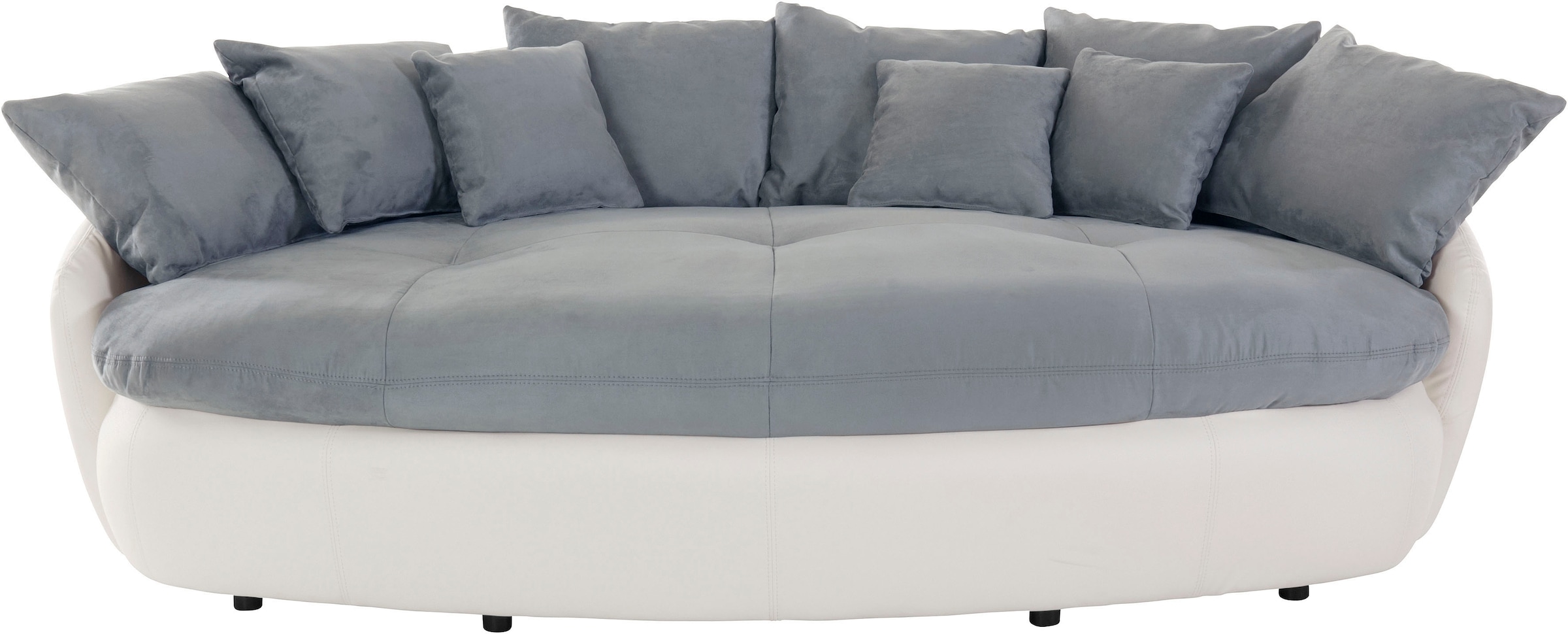COTTA Canapé Big »Aruba« méga canapé confortable XXL en forme organique avec nombreux coussins