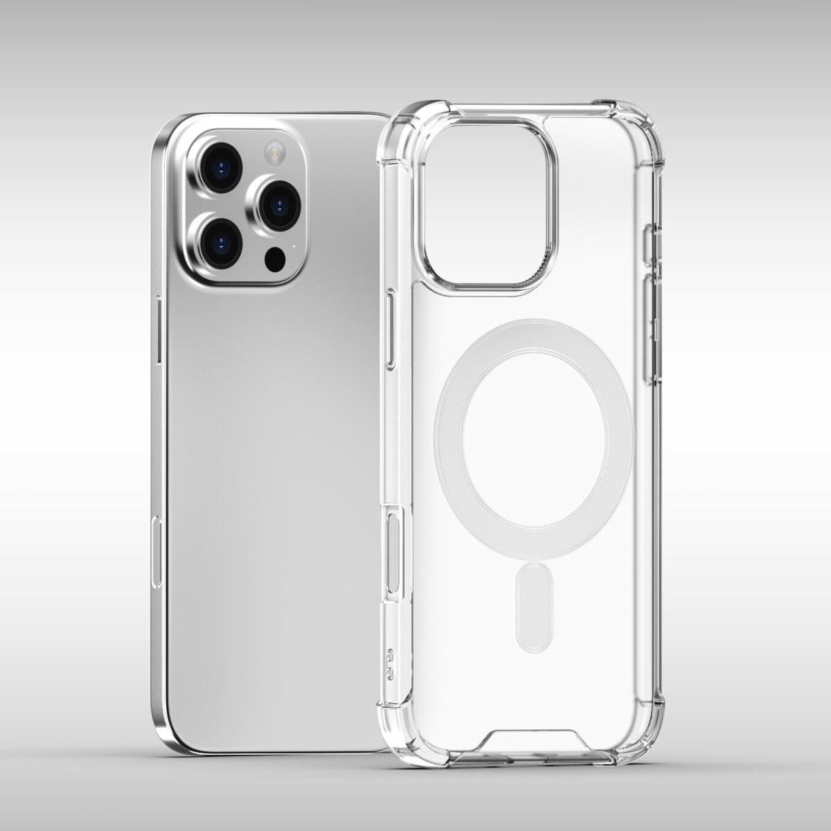 4smarts Handyhülle »Hybrid Case Ibiza für Apple iPhone 16 Pro«, Backcover, Schutzhülle, Handyschutzhülle, Case, Schutzcase, stossfest