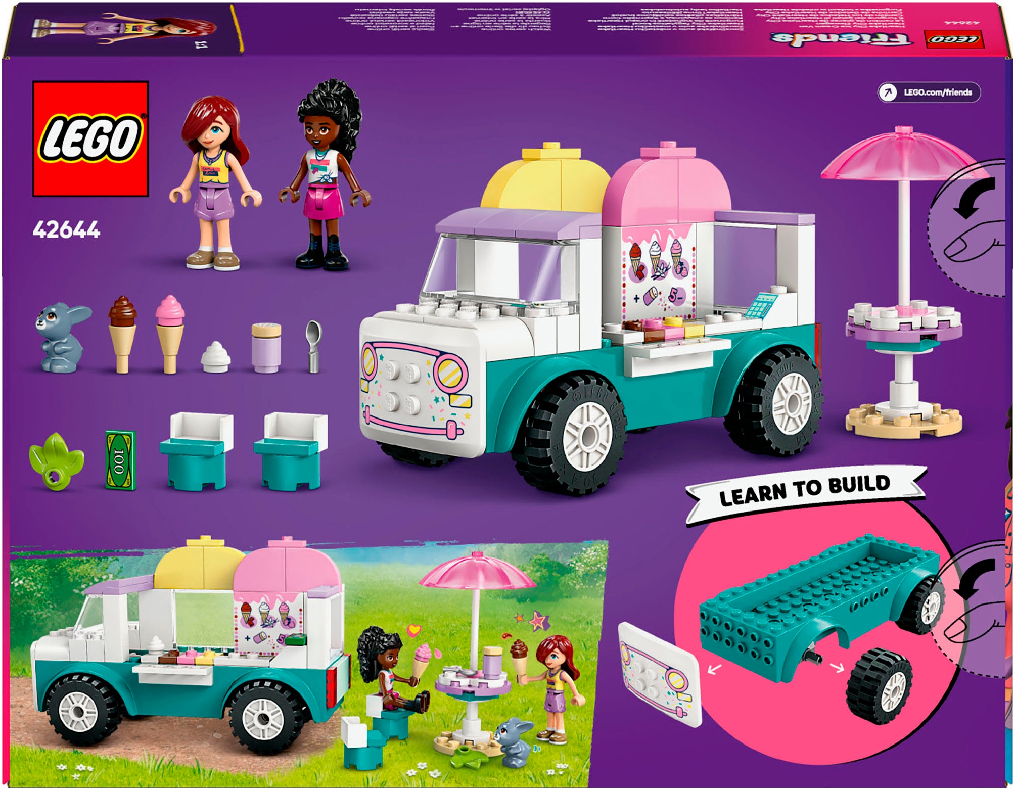 LEGO® Konstruktionsspielsteine »Heartlake City Eiswagen (42644), LEGO Friends« Made in Europe