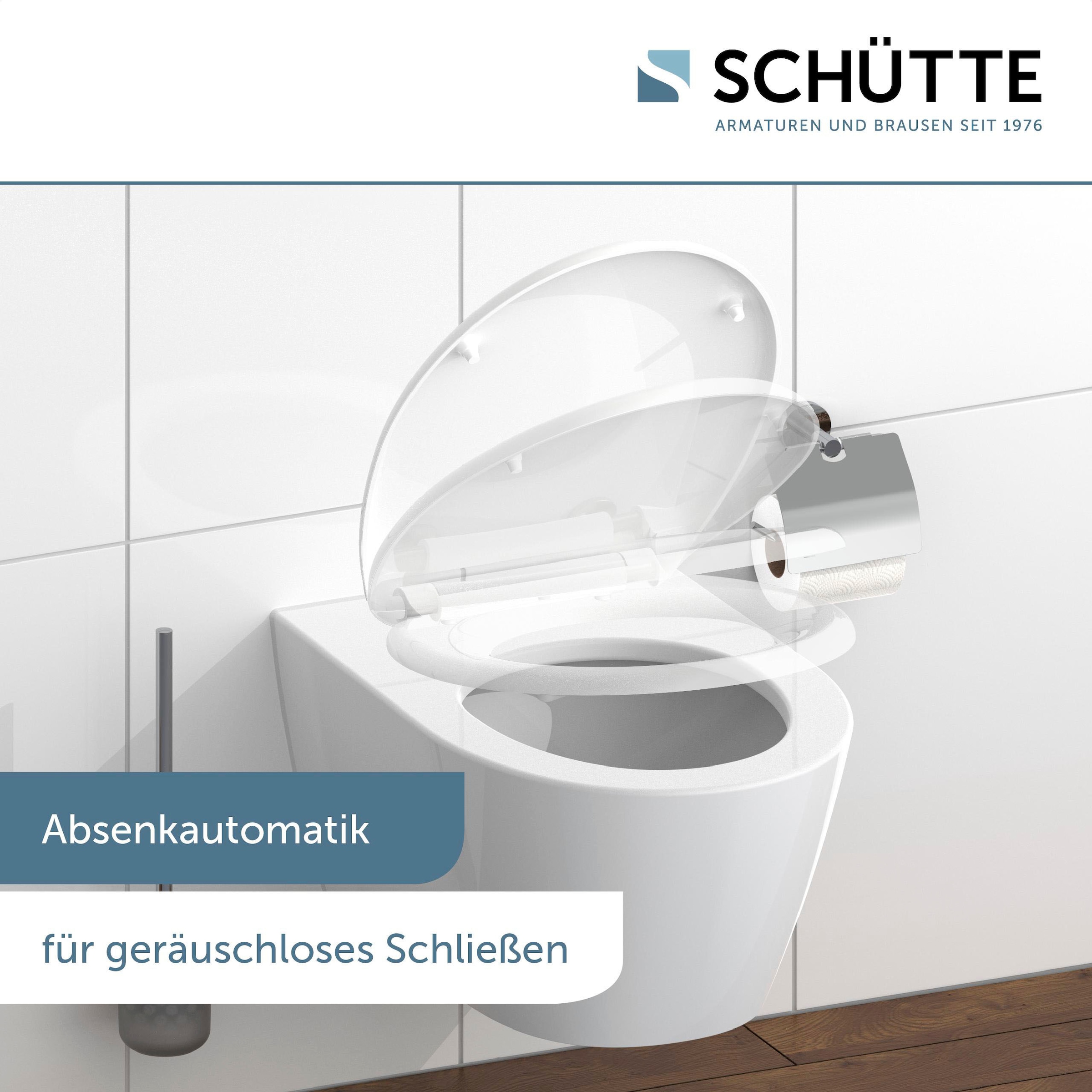 Schütte WC-Sitz mit Absenkautomatik und Schnellverschlusstechnik