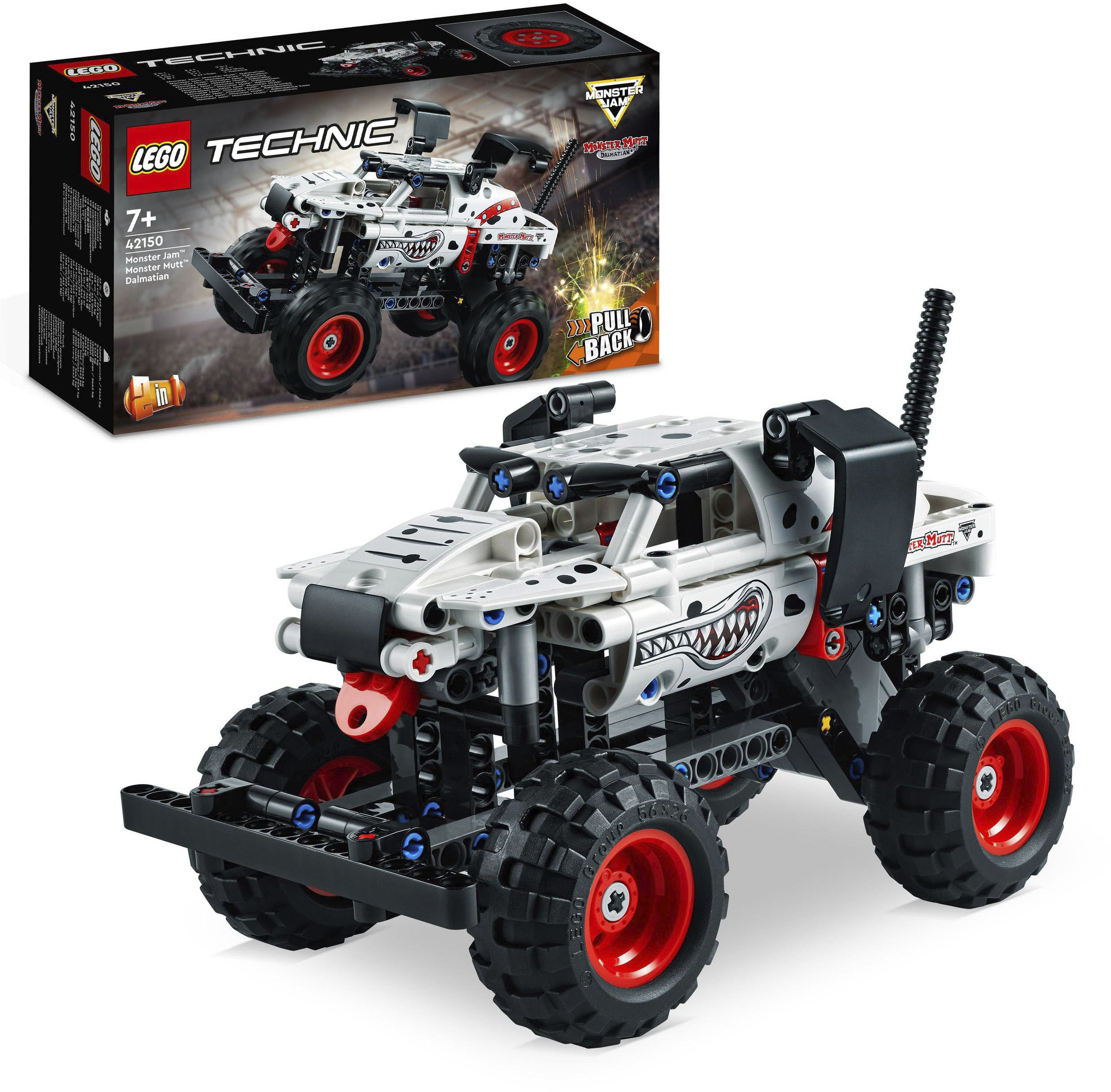 Konstruktionsspielsteine »Monster Jam™ Monster Mutt™ Dalmatian (42150), LEGO®...