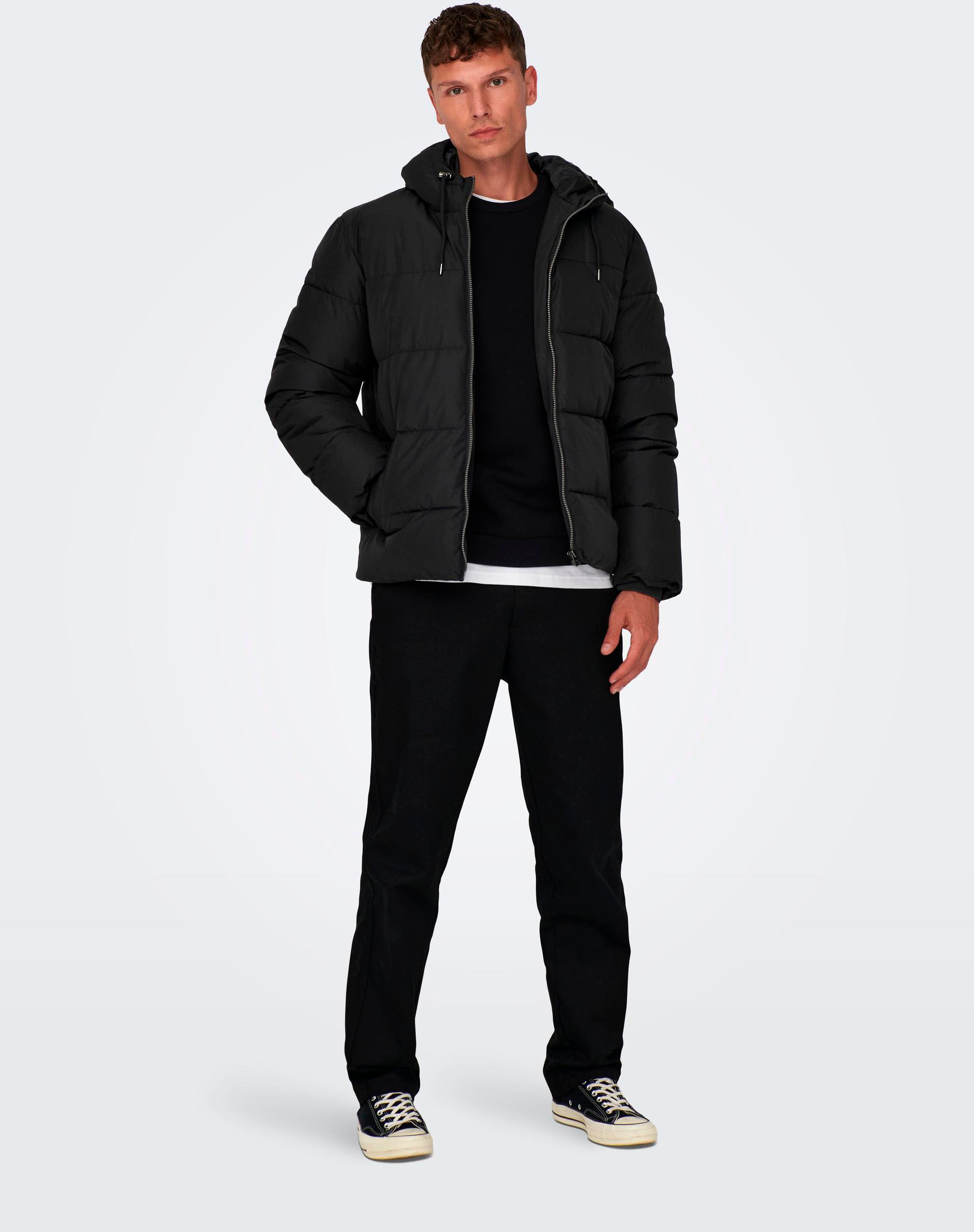 ONLY & SONS Veste matelassée »ONSMARLON LIFE HOOD PUFFER JACKET OTW VD« mit Kapuze