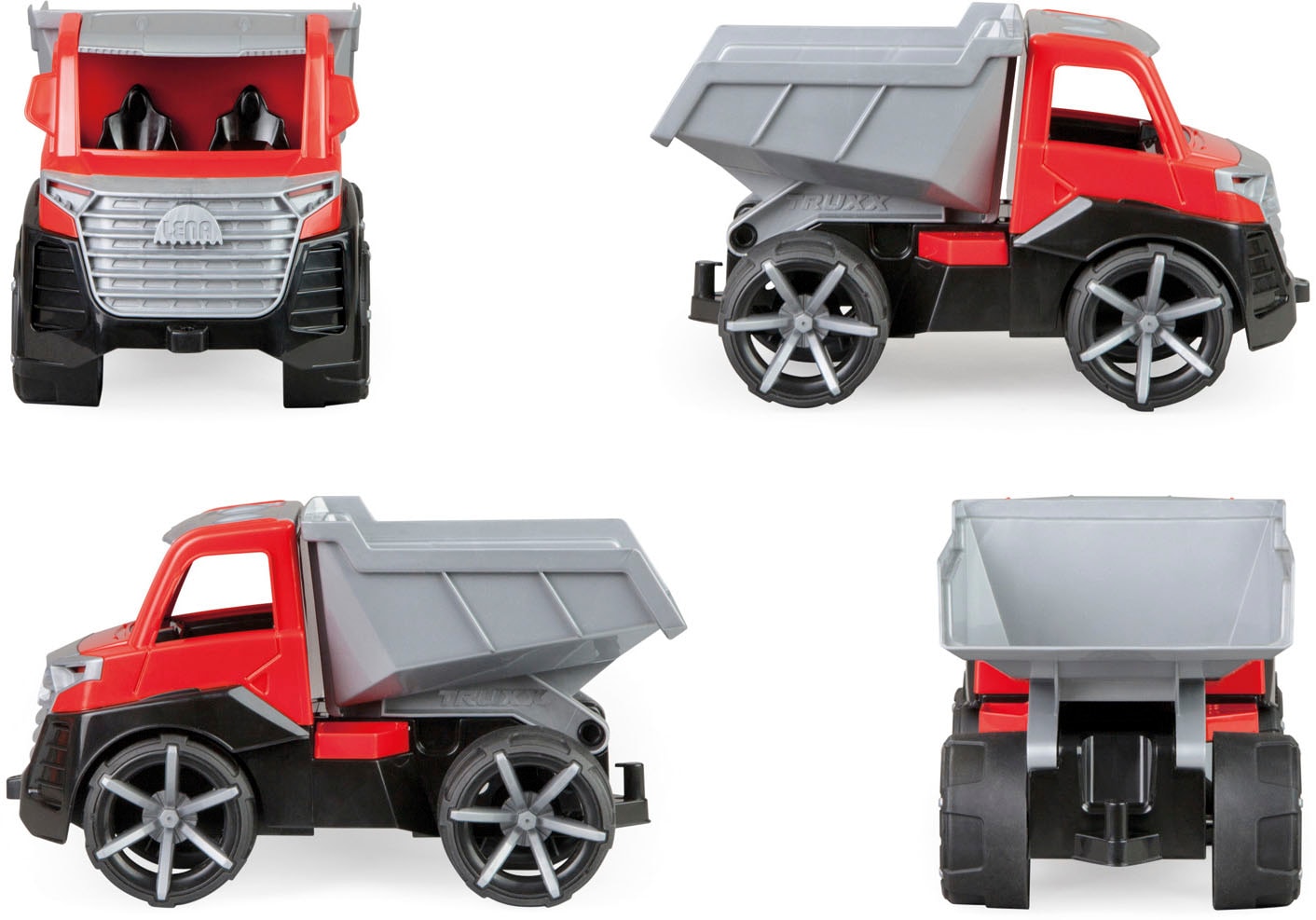 Lena® Spielzeug-Kipper »TRUXX², rot«, inlusive Spielfigur; Made in Europe