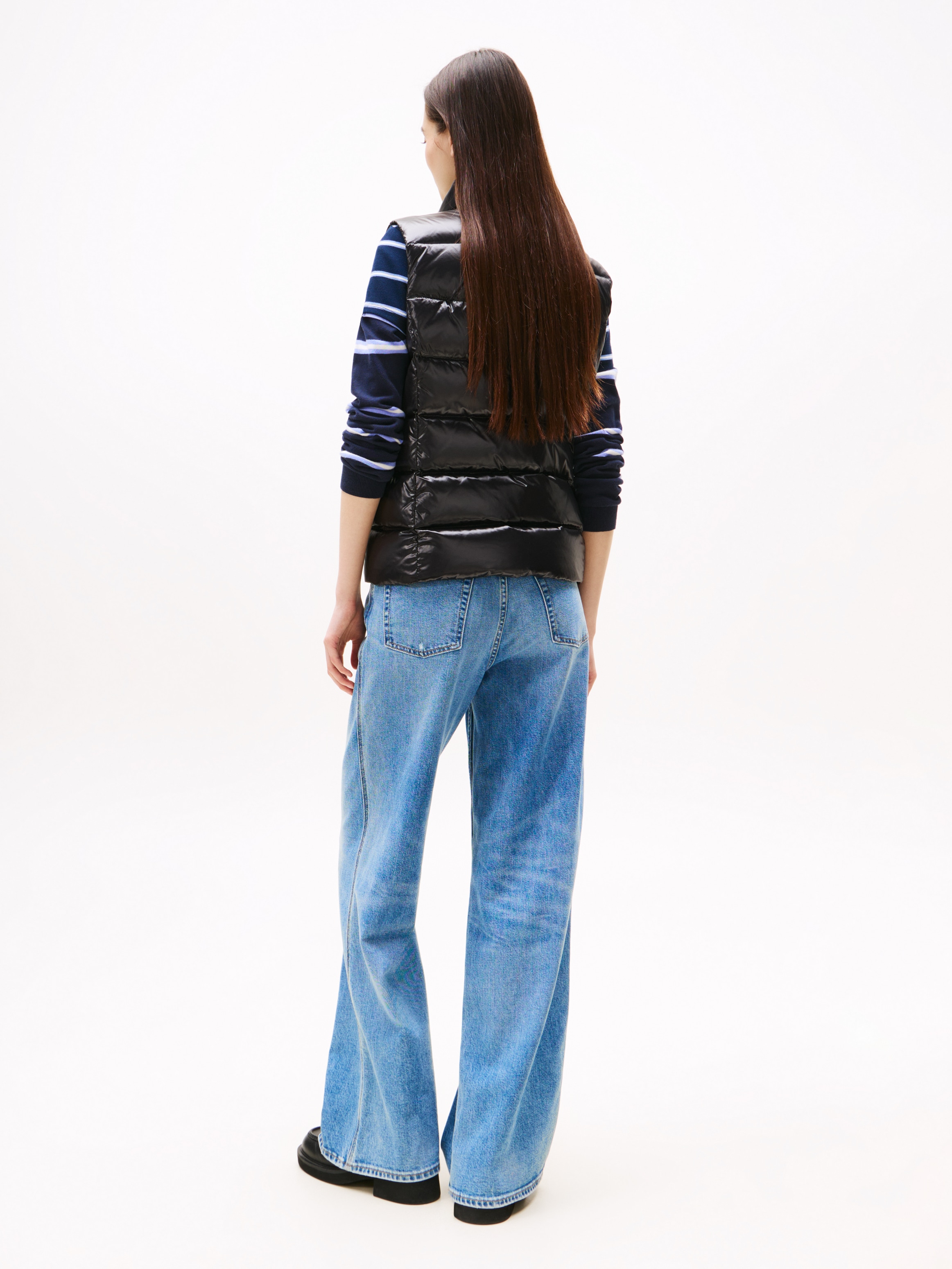 Tommy Jeans Steppweste »TJW SLIM ZIP PRINT DOWN VEST«